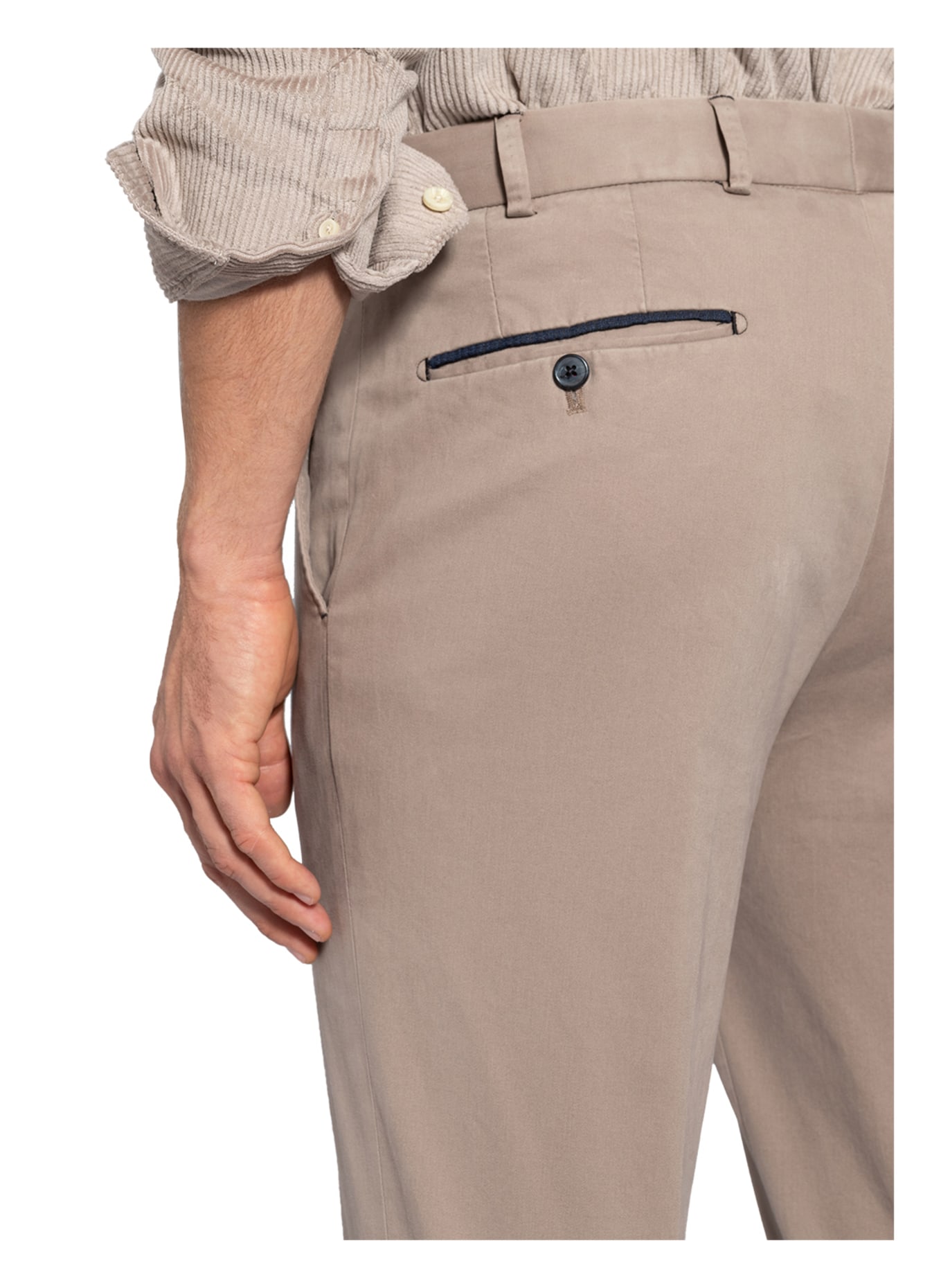 HILTL Chino PEAKER-S Regular Fit, Farbe: TAUPE (Bild 5)