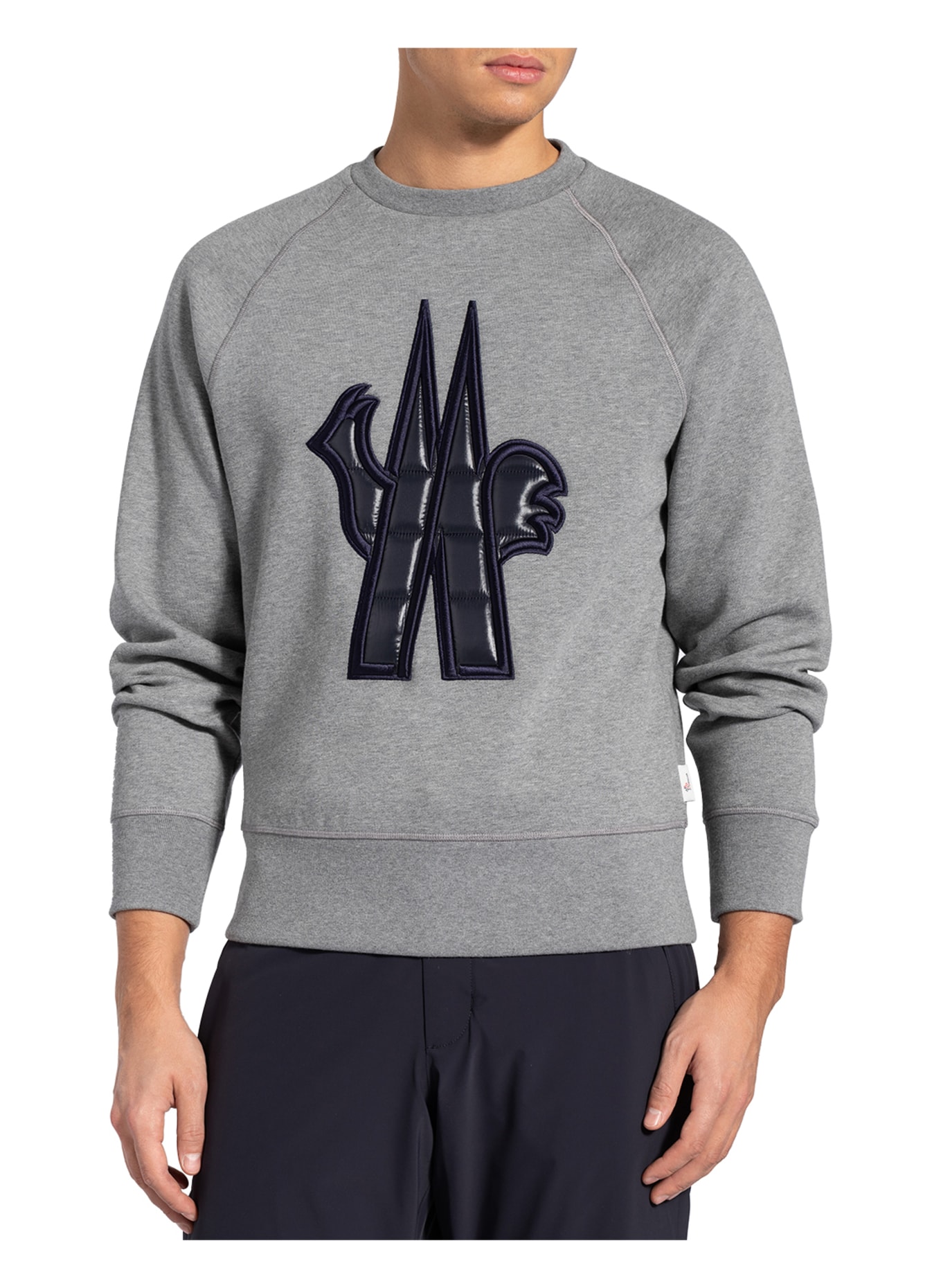 MONCLER GRENOBLE Sweatshirt, Farbe: GRAU/ DUNKELBLAU (Bild 4)