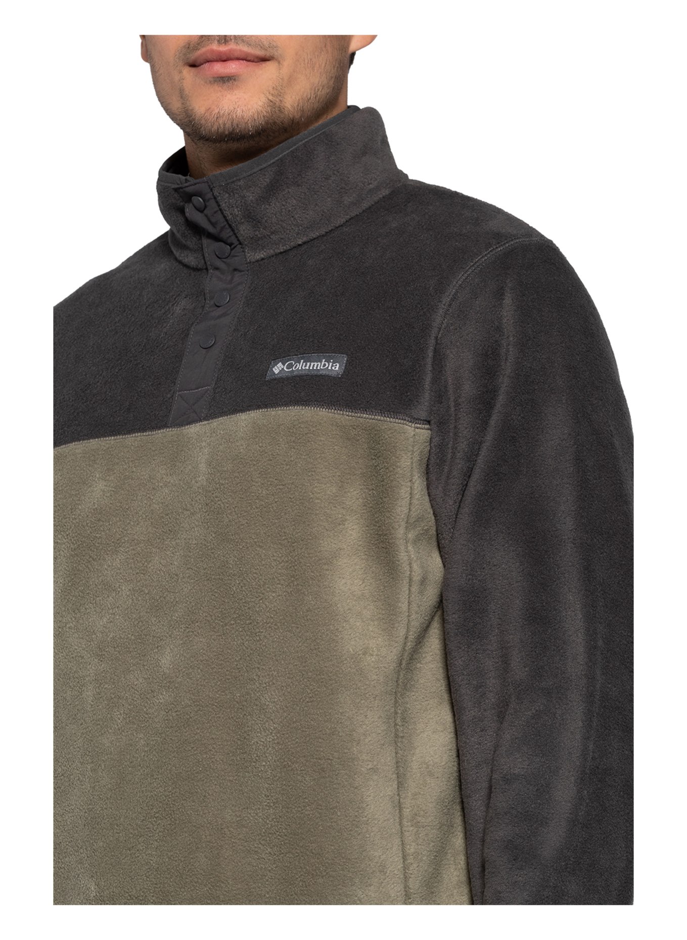 Columbia Fleece sweater STEENS MOUNTAIN™, Color: OLIVE/ DARK GRAY (Image 4)