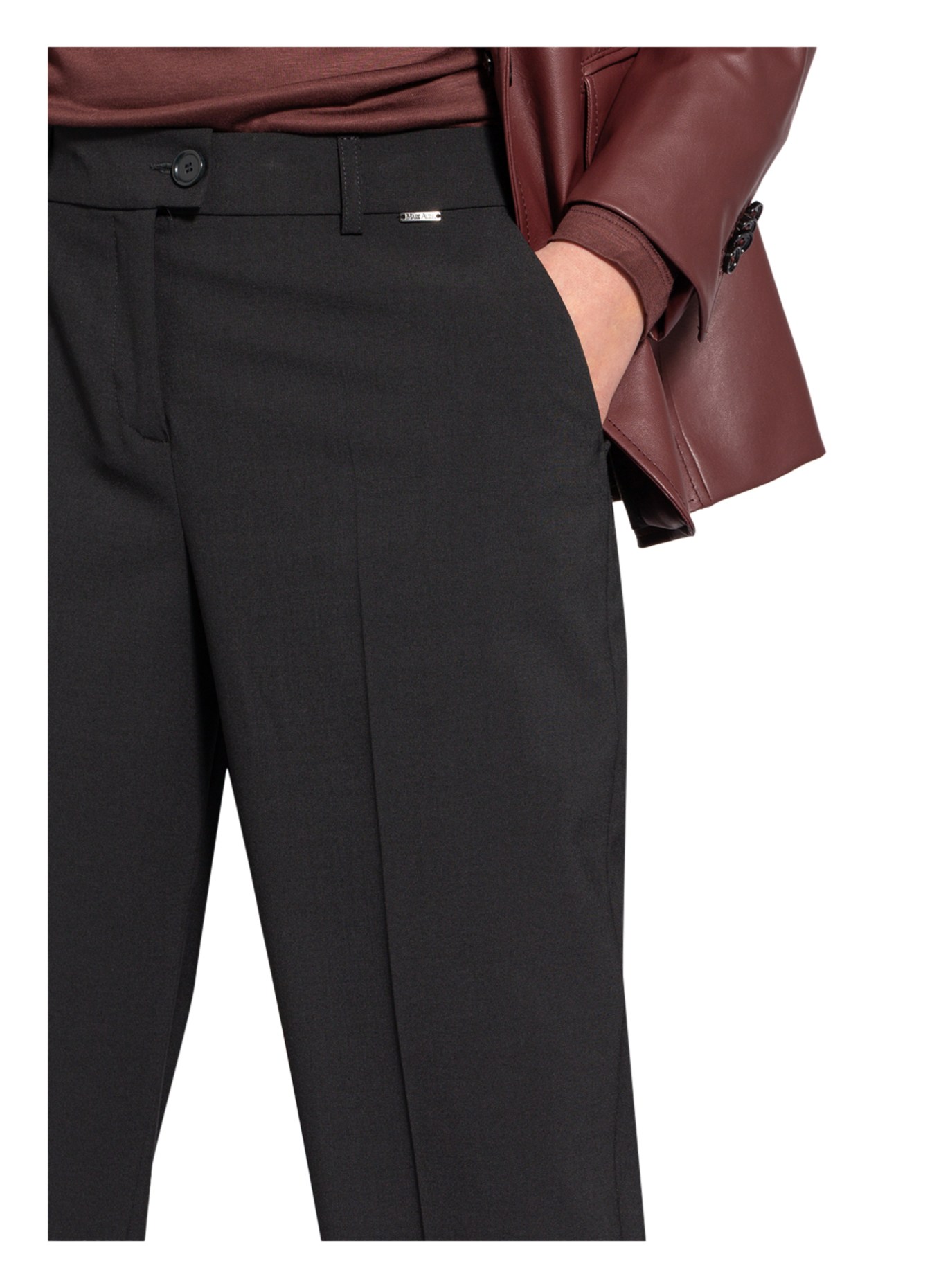 MARC AUREL Trousers, Color: BLACK (Image 5)