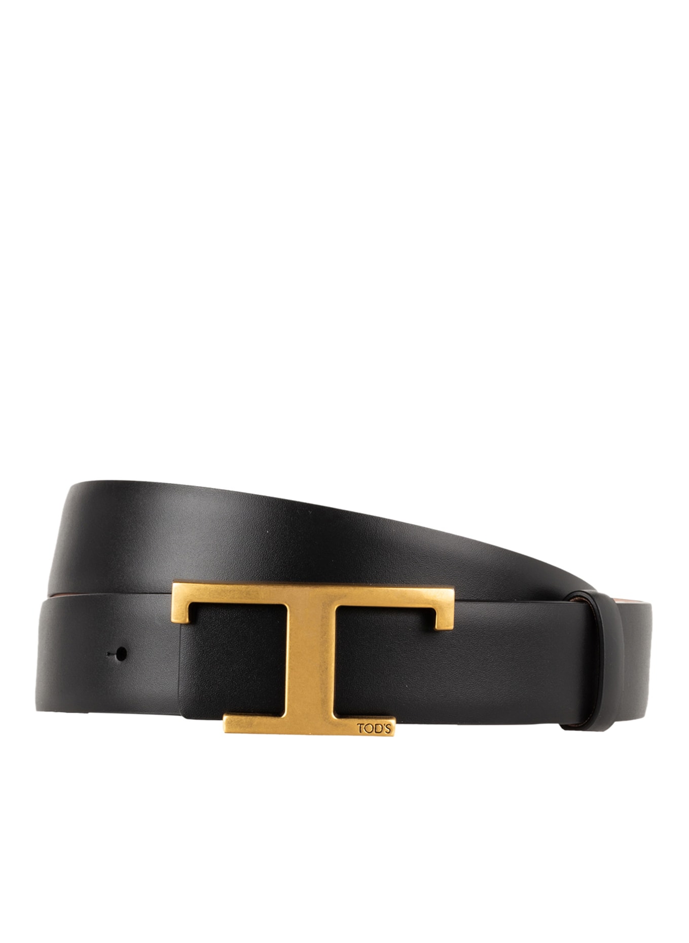 TOD'S Leather belt, Color: BLACK/ PINK (Image 3)