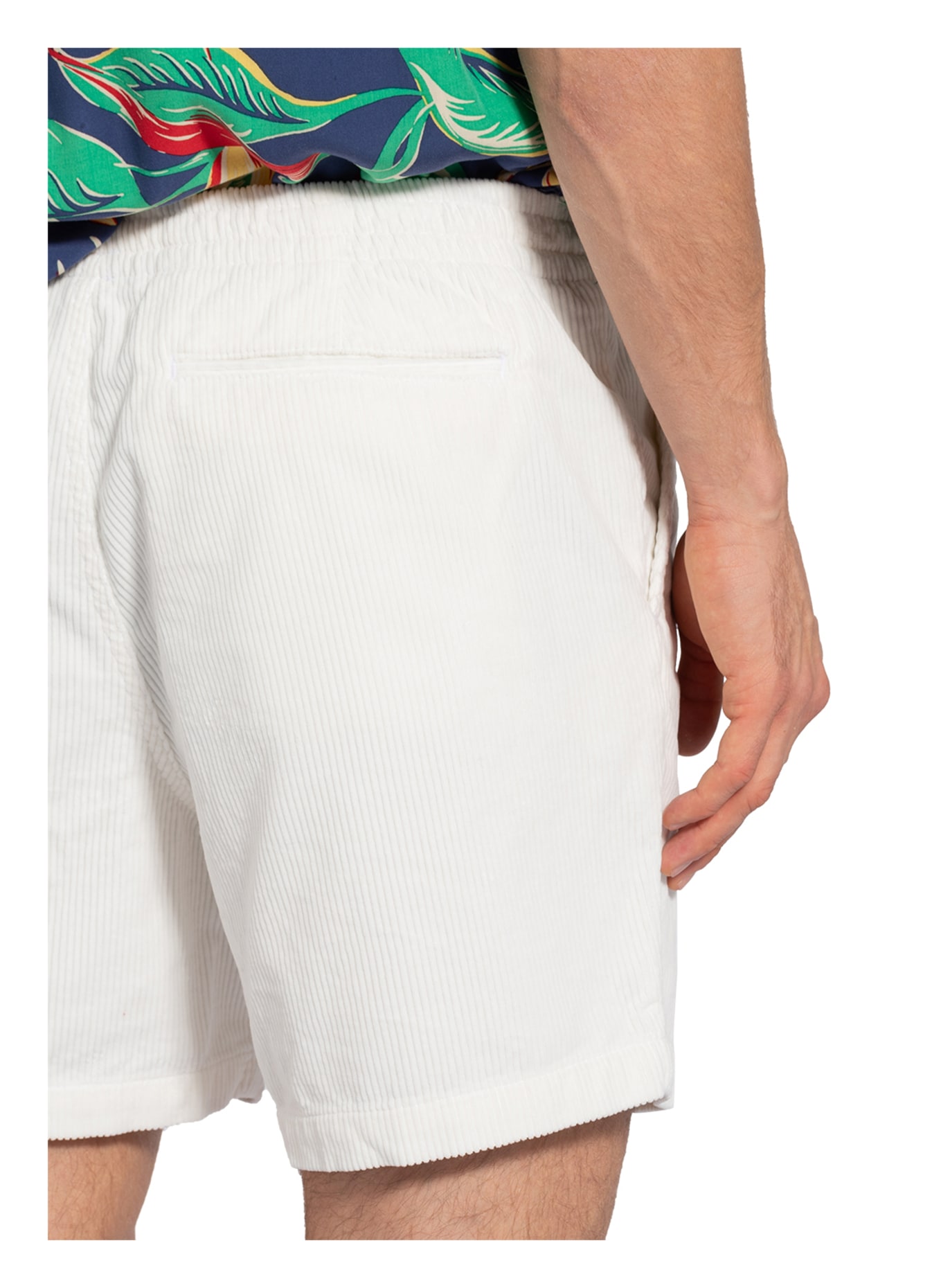 POLO RALPH LAUREN Cord-Shorts Classic Fit, Farbe: ECRU (Bild 5)