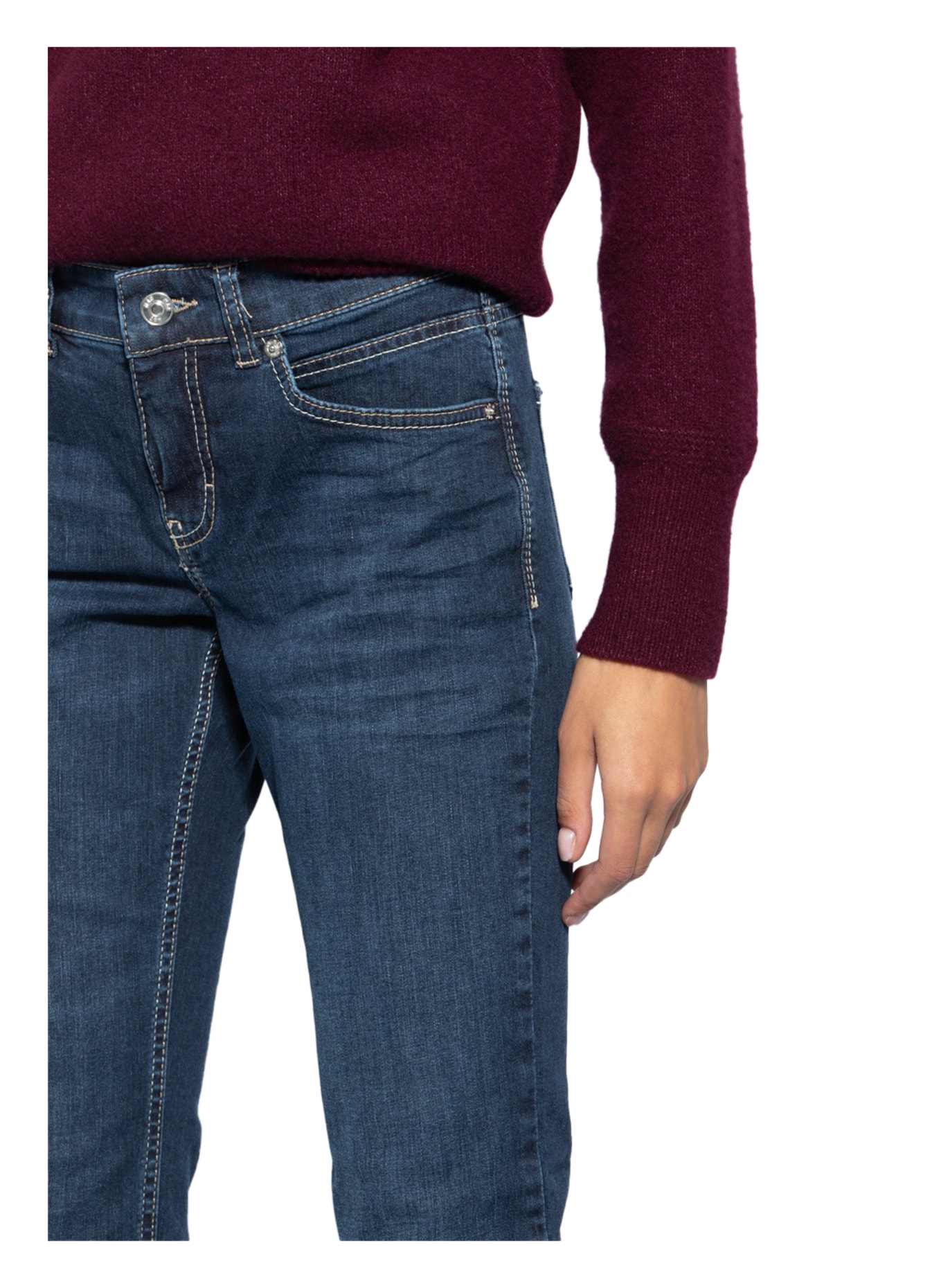 MAC Skinny Jeans, Farbe: D845 NEW BASIC WASH (Bild 5)