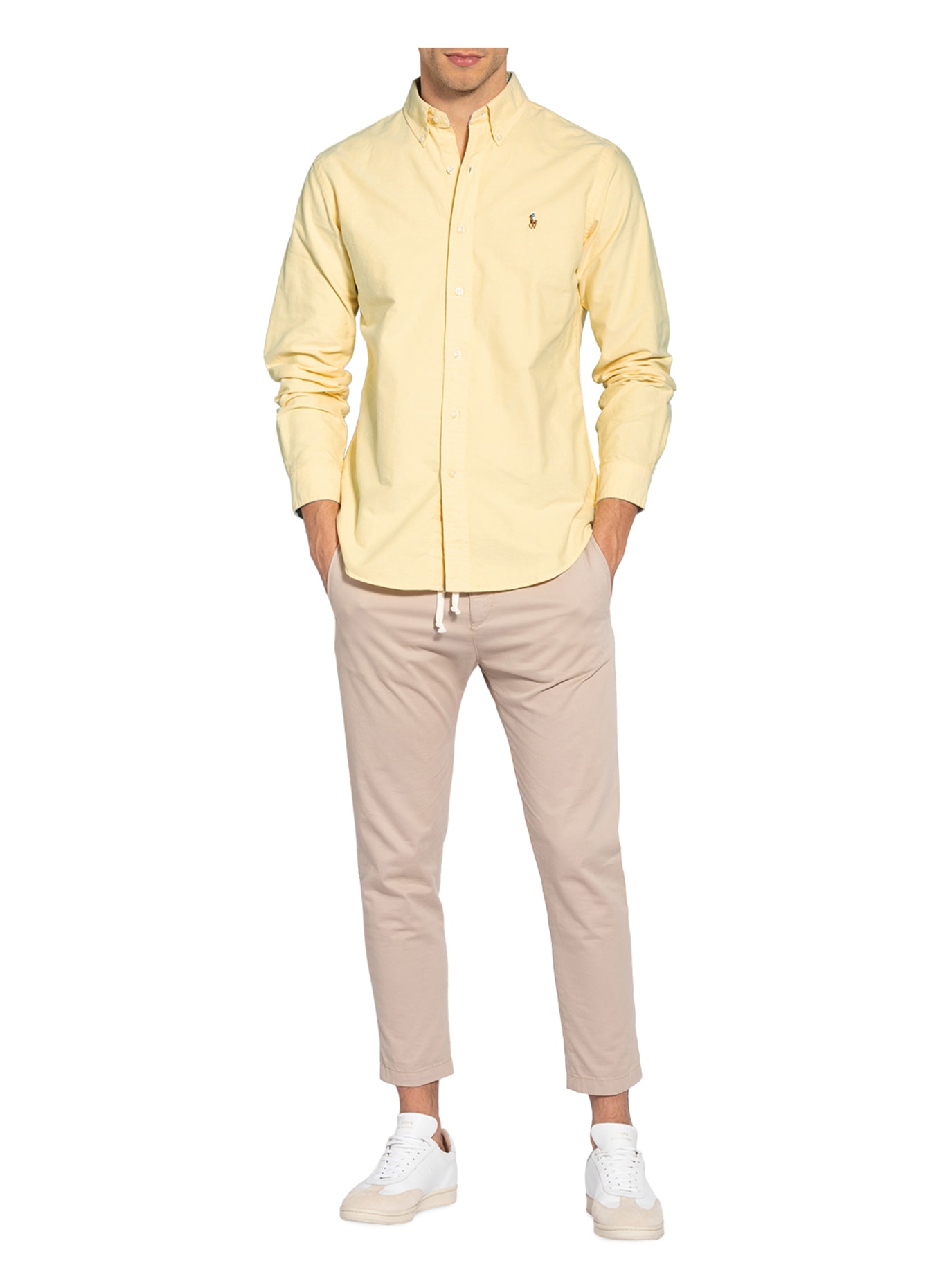POLO RALPH LAUREN Shirt custom fit, Color: YELLOW (Image 2)
