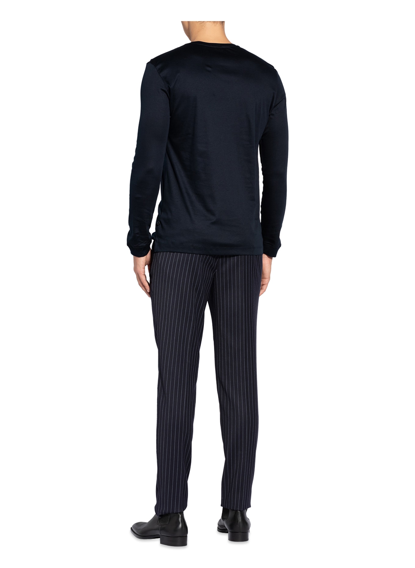 van Laack Longsleeve PARO: DUNKELBLAU