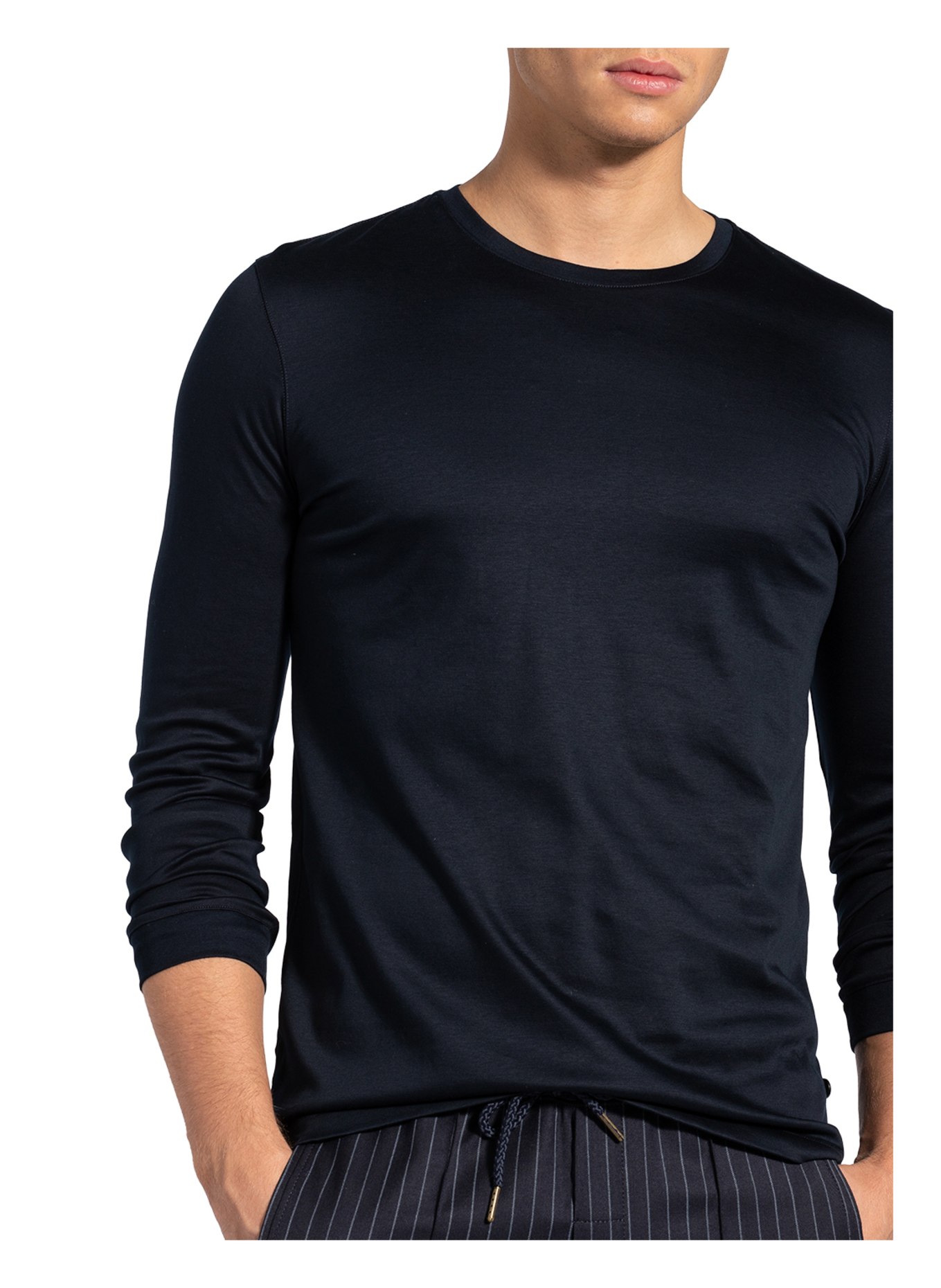 van Laack Longsleeve PARO: DUNKELBLAU