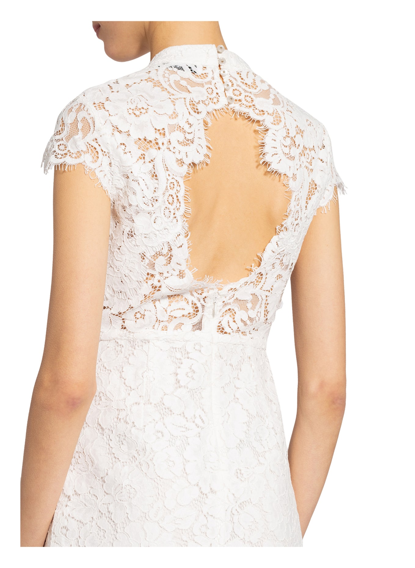 IVY OAK Sheath dress made of lace, Color: WHITE (Image 4)
