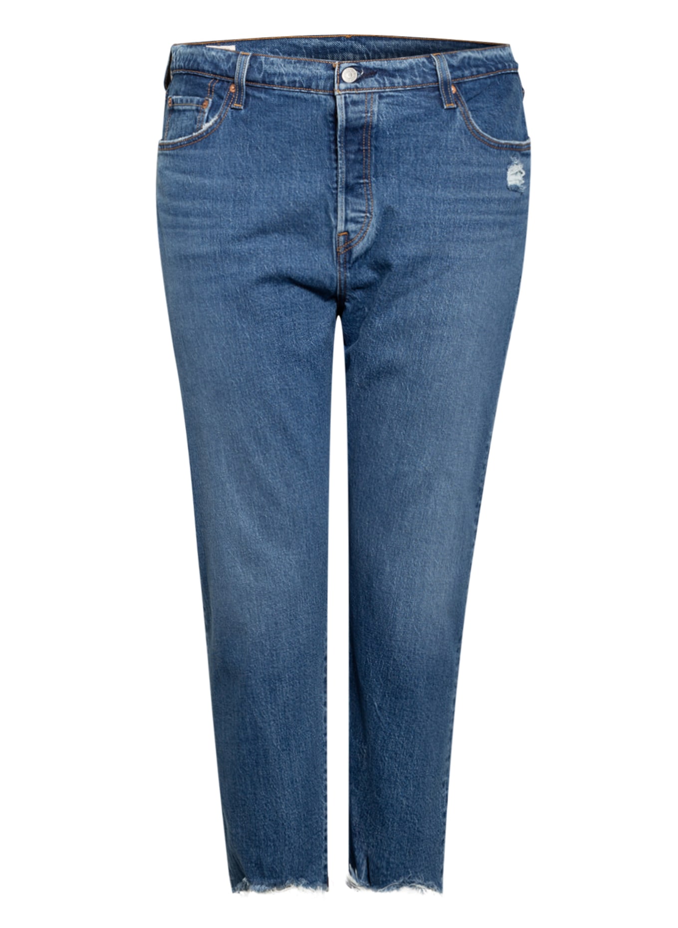 Levi's® 7/8 jeans 501, Color: 10 Med Indigo - Worn In (Image 1)
