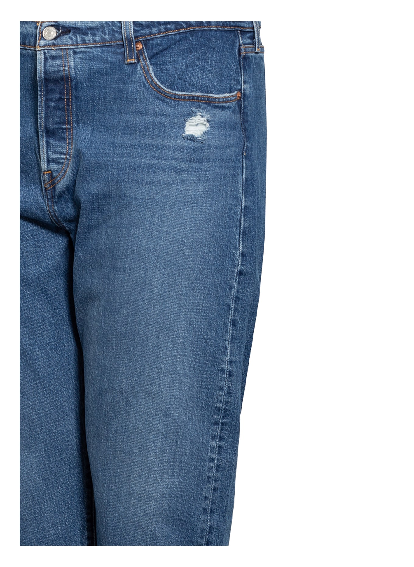 Levi's® 7/8 jeans 501, Color: 10 Med Indigo - Worn In (Image 3)
