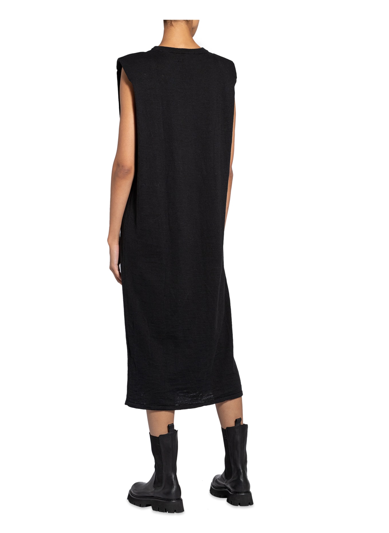 by Aylin Koenig Knit dress DEBBIE with linen, Color: BLACK (Image 3)