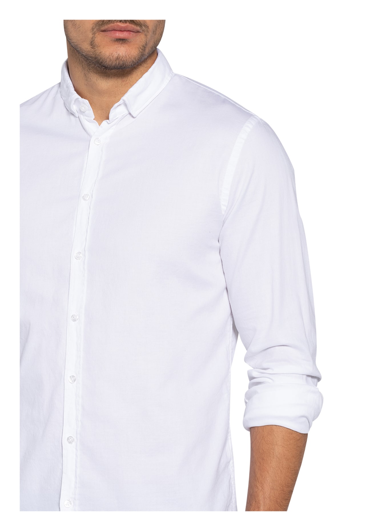Q1 Manufaktur Shirt extra slim fit, Color: WHITE (Image 4)