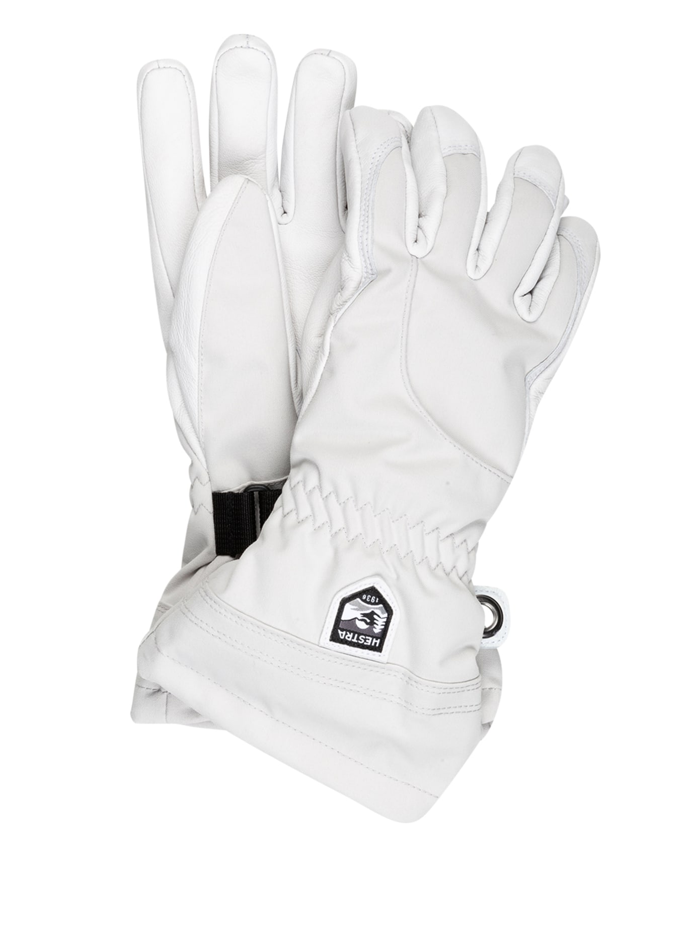 HESTRA Skiing gloves HELI, Color: CREAM (Image 1)