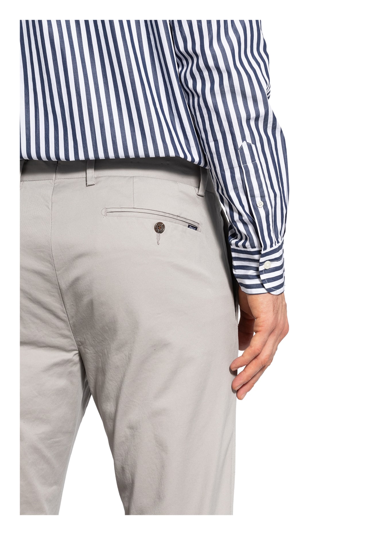 POLO RALPH LAUREN Chino Slim Fit: HELLGRAU