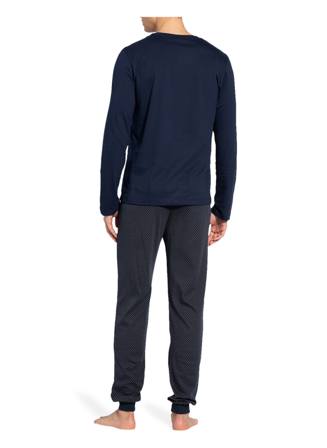 HANRO Schlafshirt LIVING: DUNKELBLAU