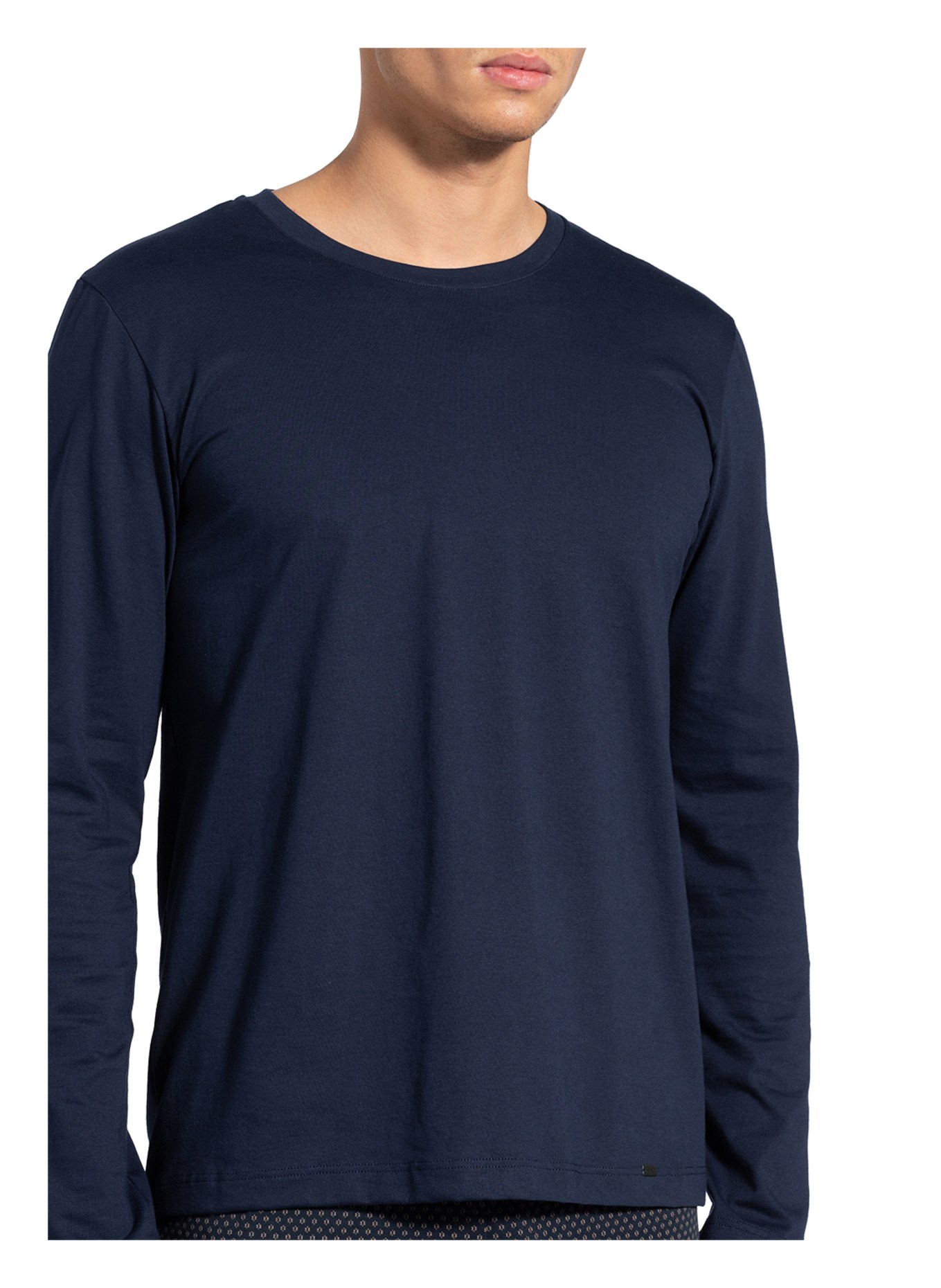 HANRO Schlafshirt LIVING: DUNKELBLAU