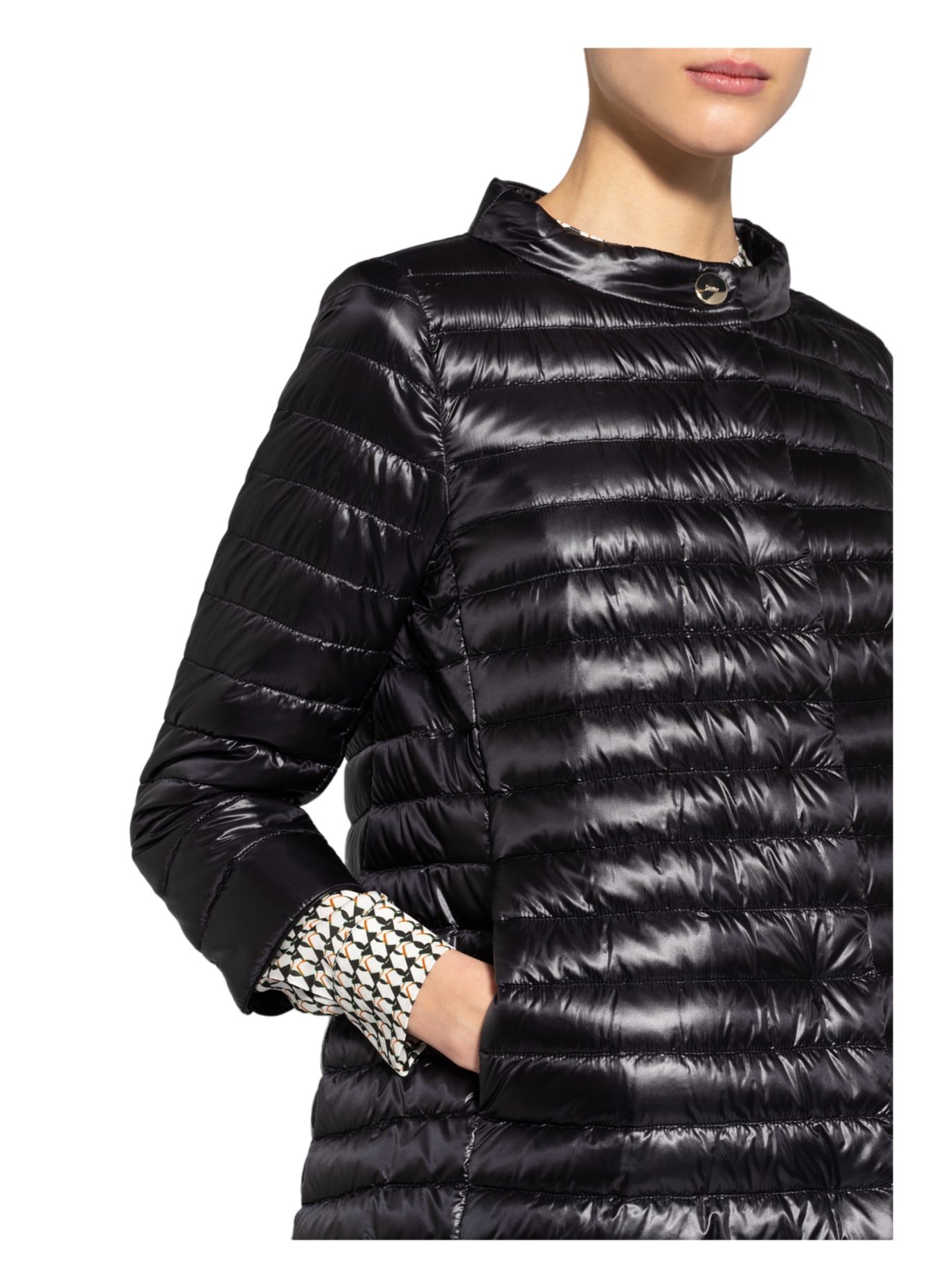 HERNO Lightweight down jacket ROSSELLA, Color: BLACK (Image 4)
