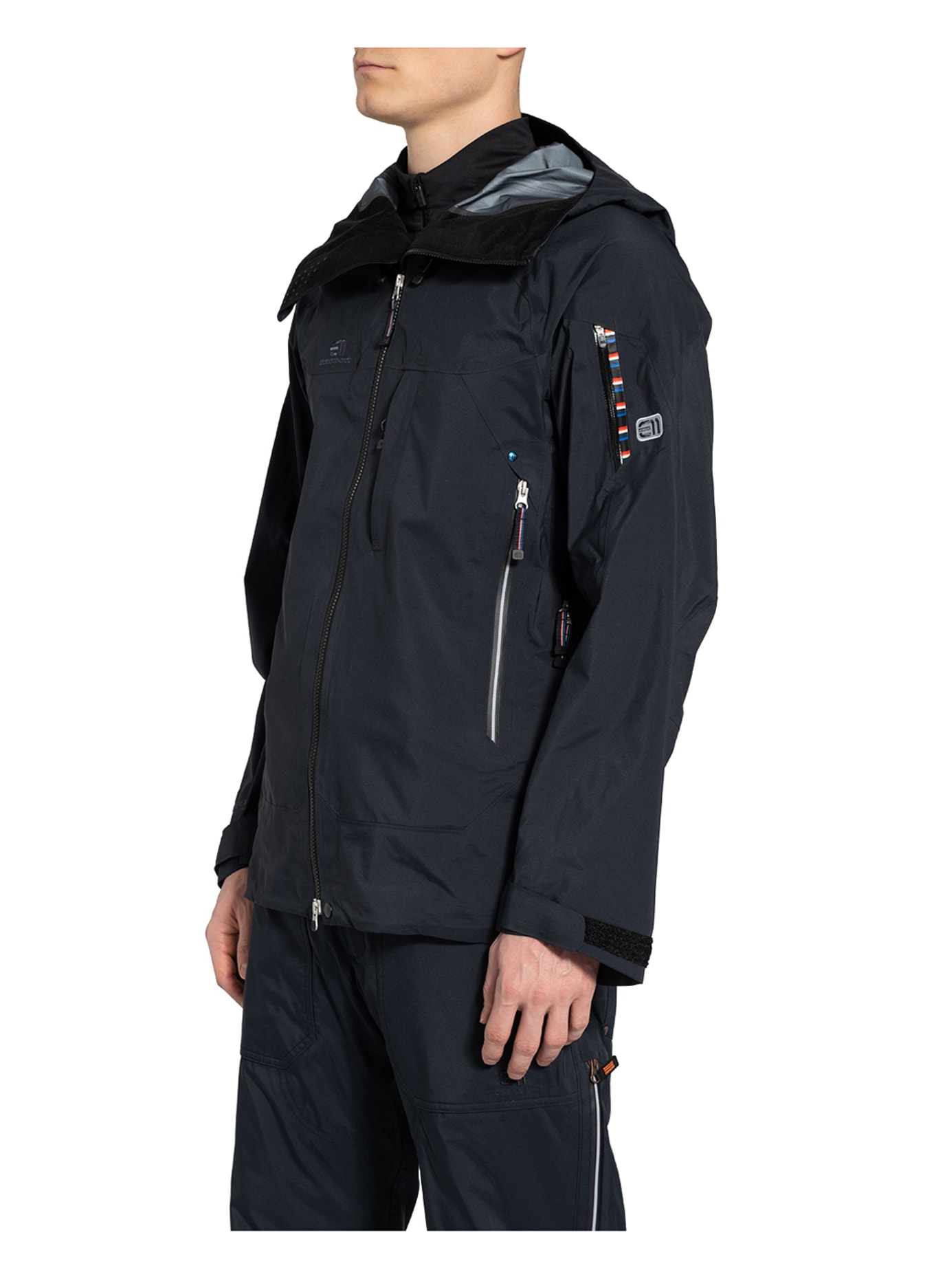 state of elevenate Ski jacket BEC DE ROSSES, Color: BLACK (Image 7)