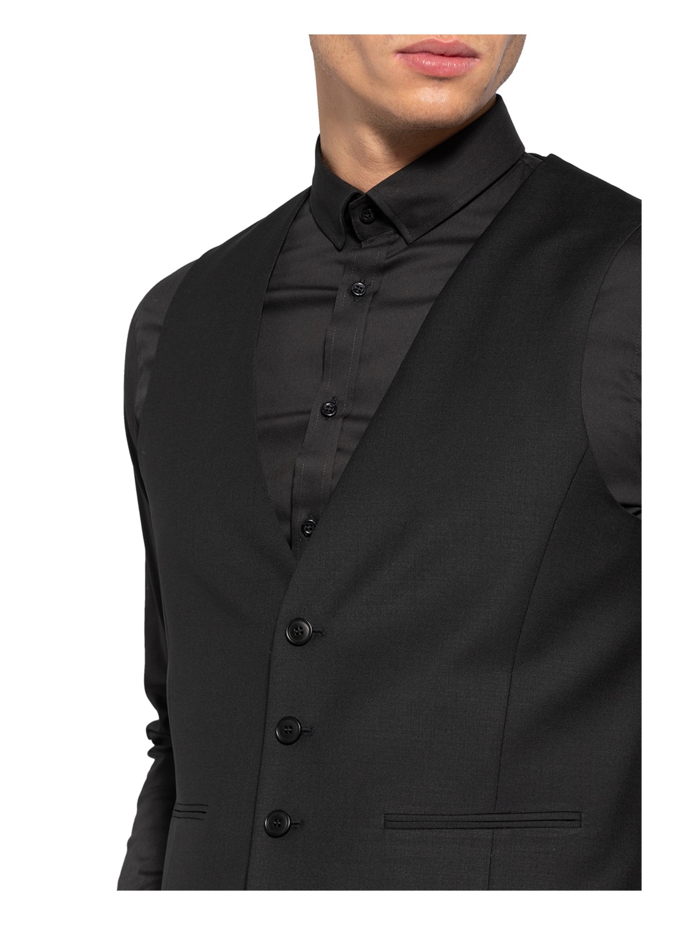 DRYKORN Suit waistcoat MALMO, Color: 1000 SCHWARZ (Image 6)