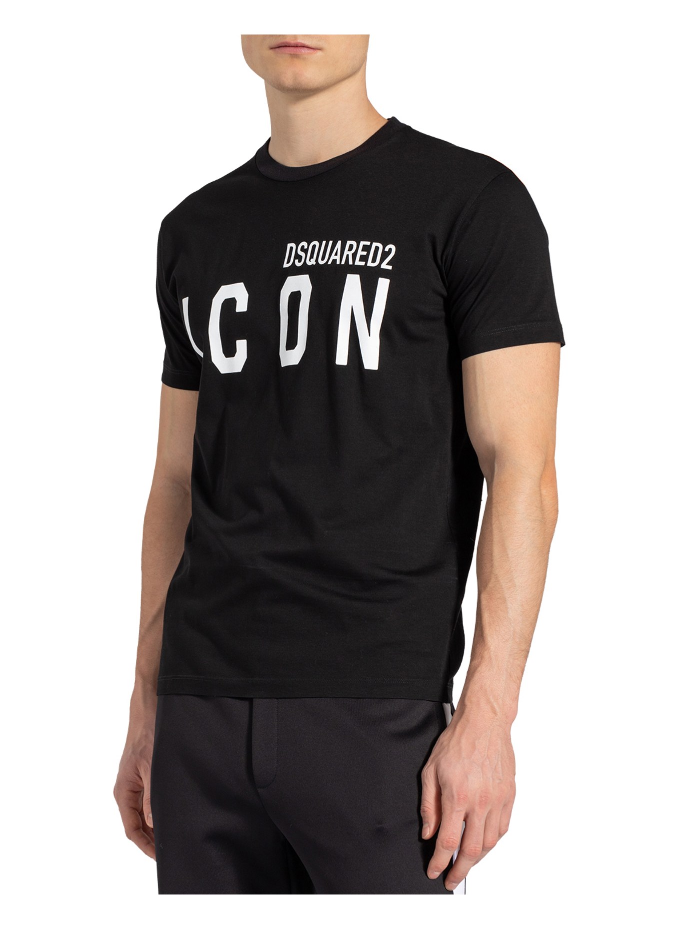 DSQUARED2 T-Shirt ICON, Farbe: SCHWARZ/ WEISS (Bild 4)