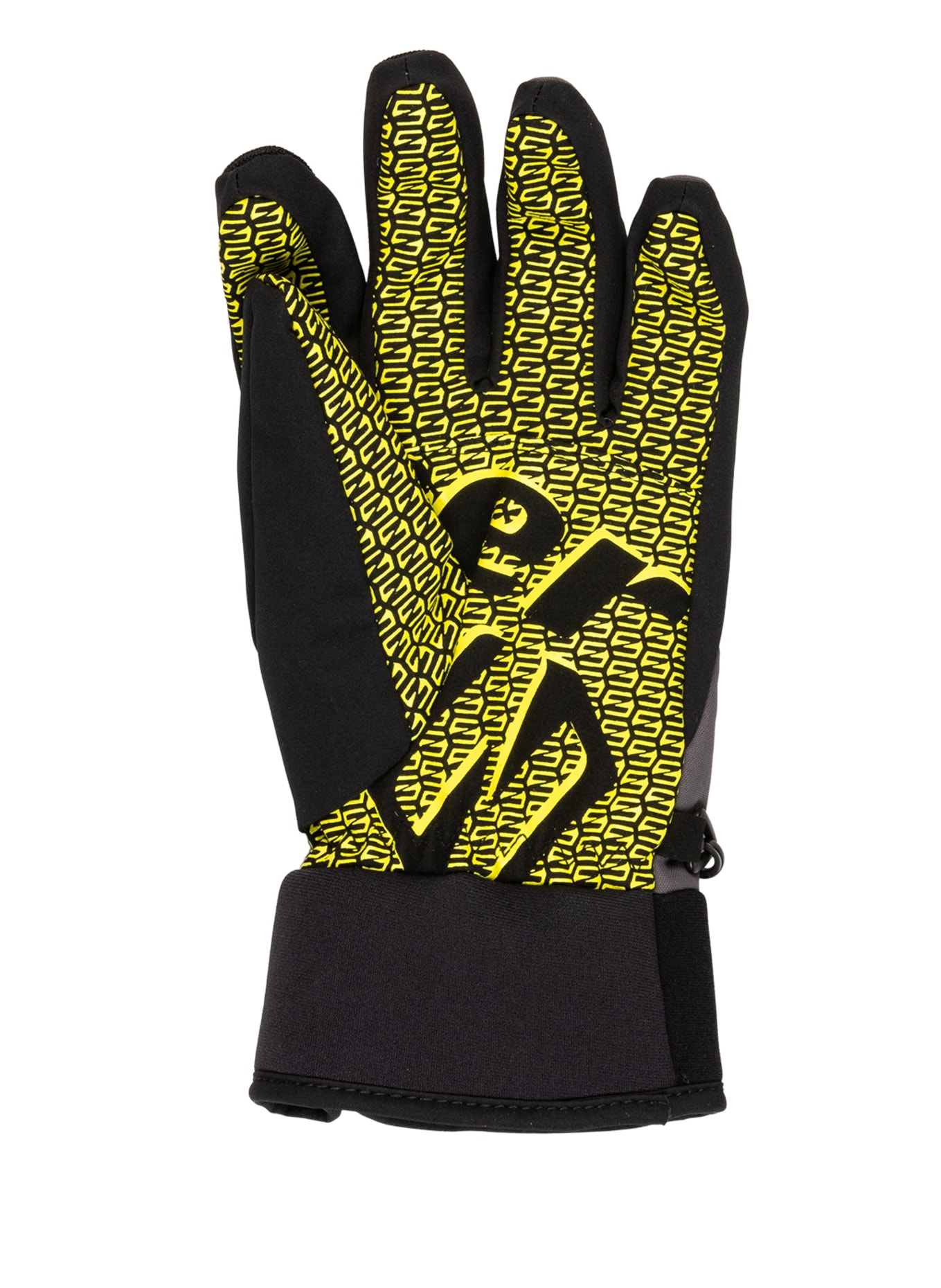 ziener Ski gloves GARIM AS®, Color: BLACK/ NEON YELLOW/ GRAY (Image 2)