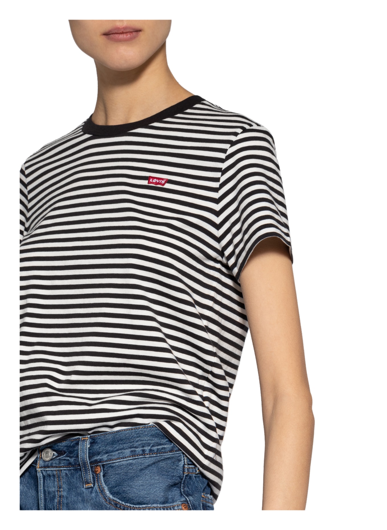Levi's® T-shirt , Color: BLACK/ WHITE (Image 4)