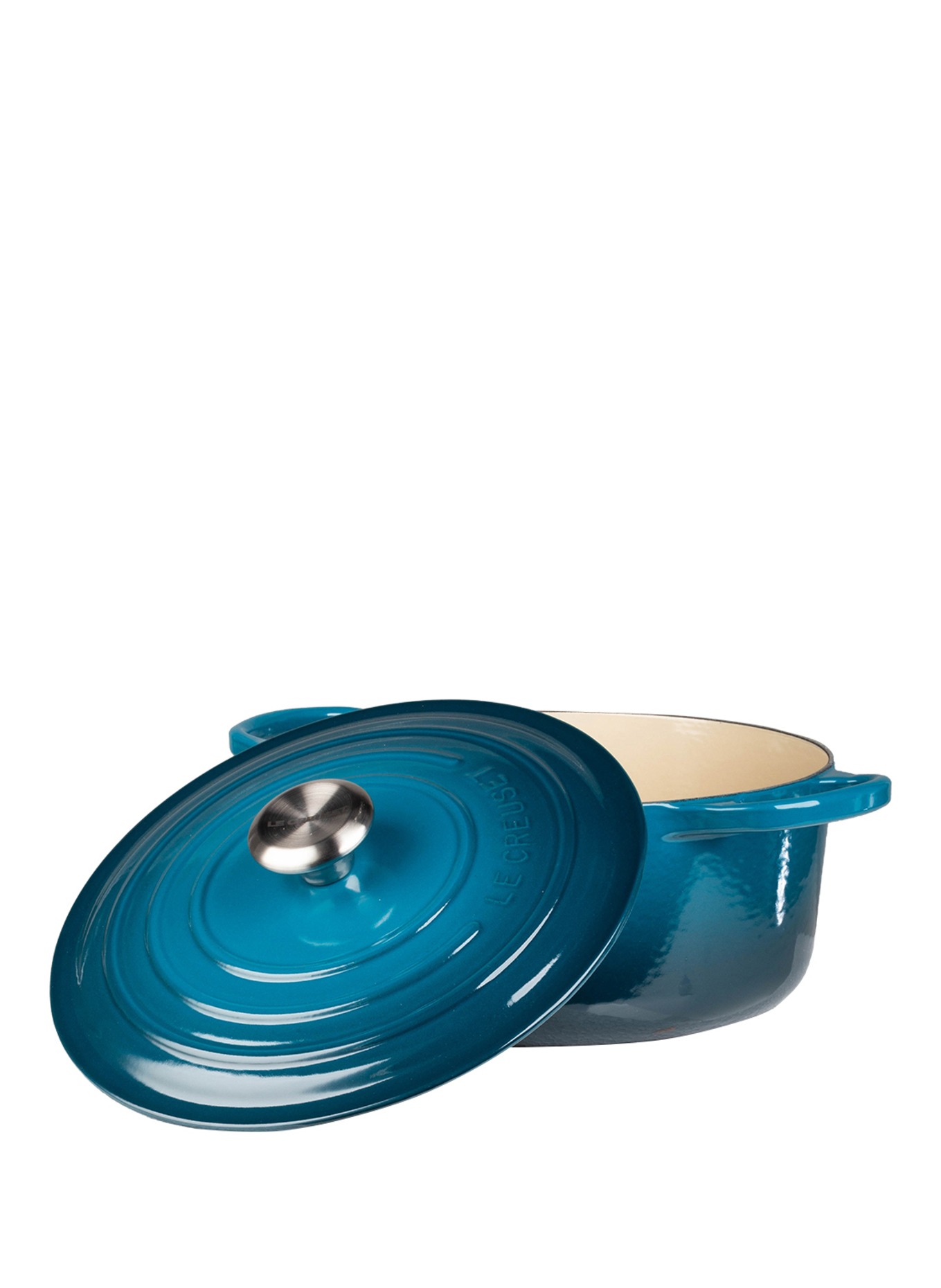 LE CREUSET Brytfanna SIGNATURE, Kolor: NIEBIESKI (Obrazek 2)