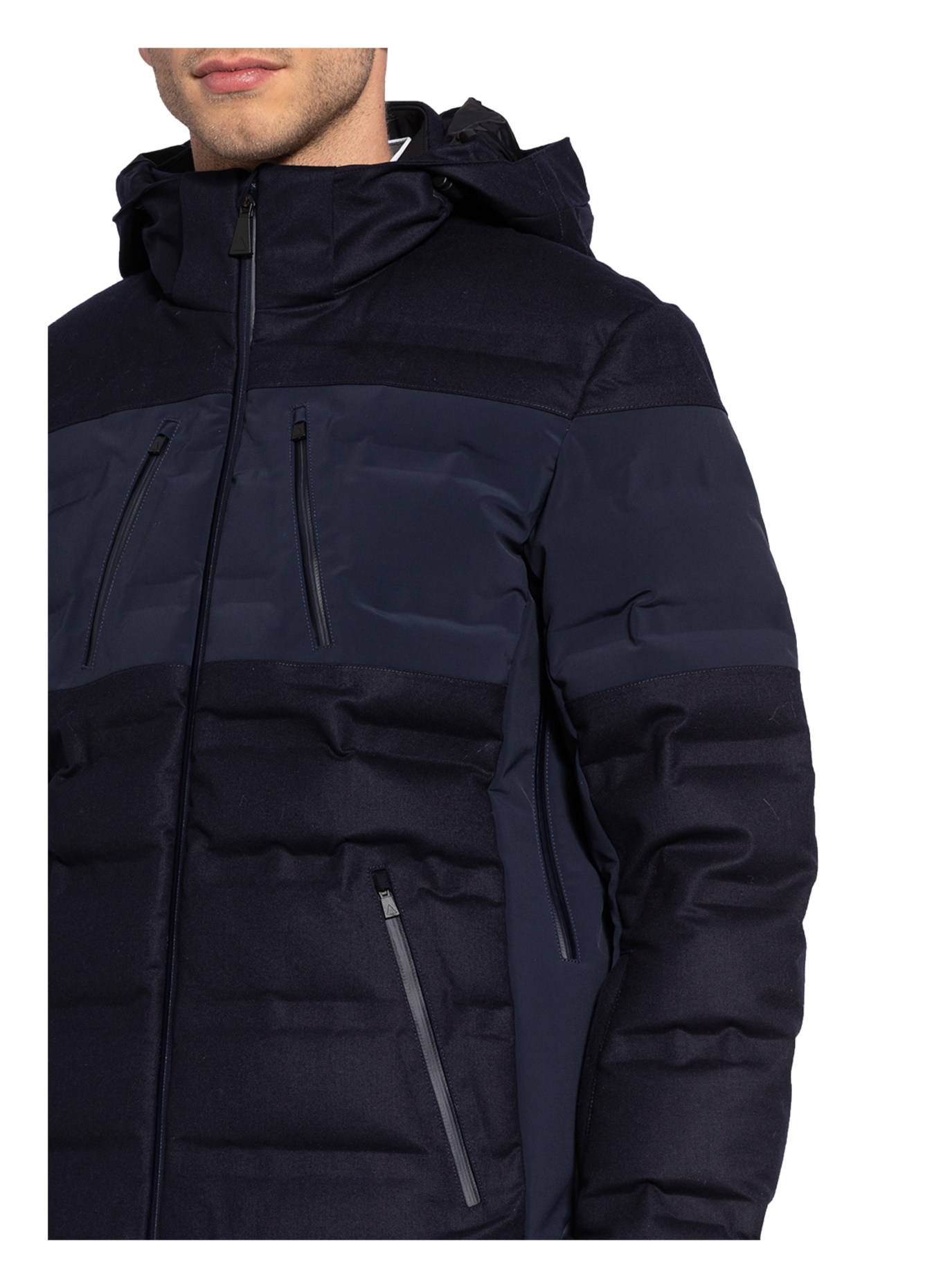 AZTECH MOUNTAIN Down ski jacket NUKE SUIT, Color: DARK BLUE (Image 5)