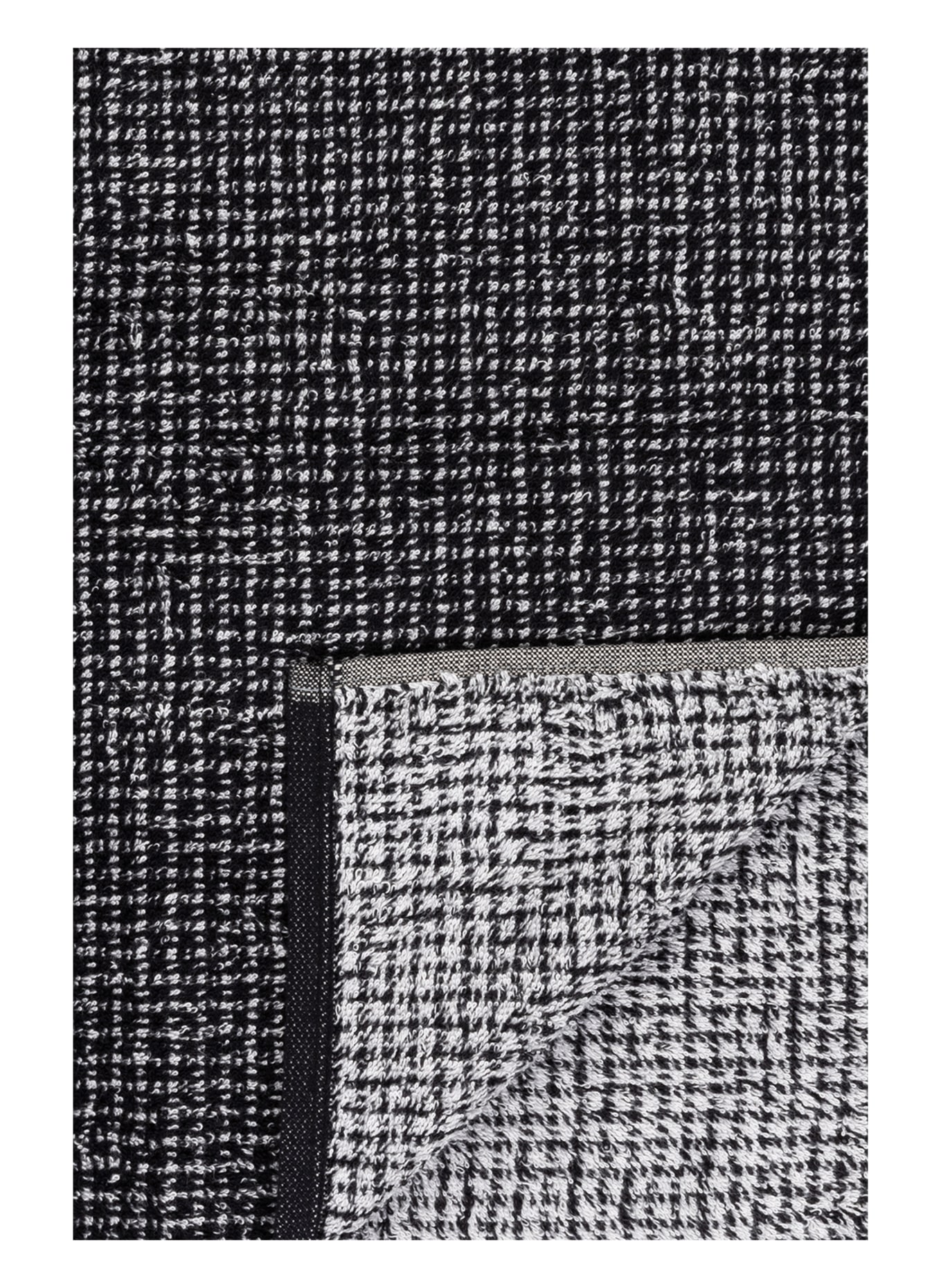 Cawö Towel ZOOM , Color: BLACK/ WHITE (Image 3)