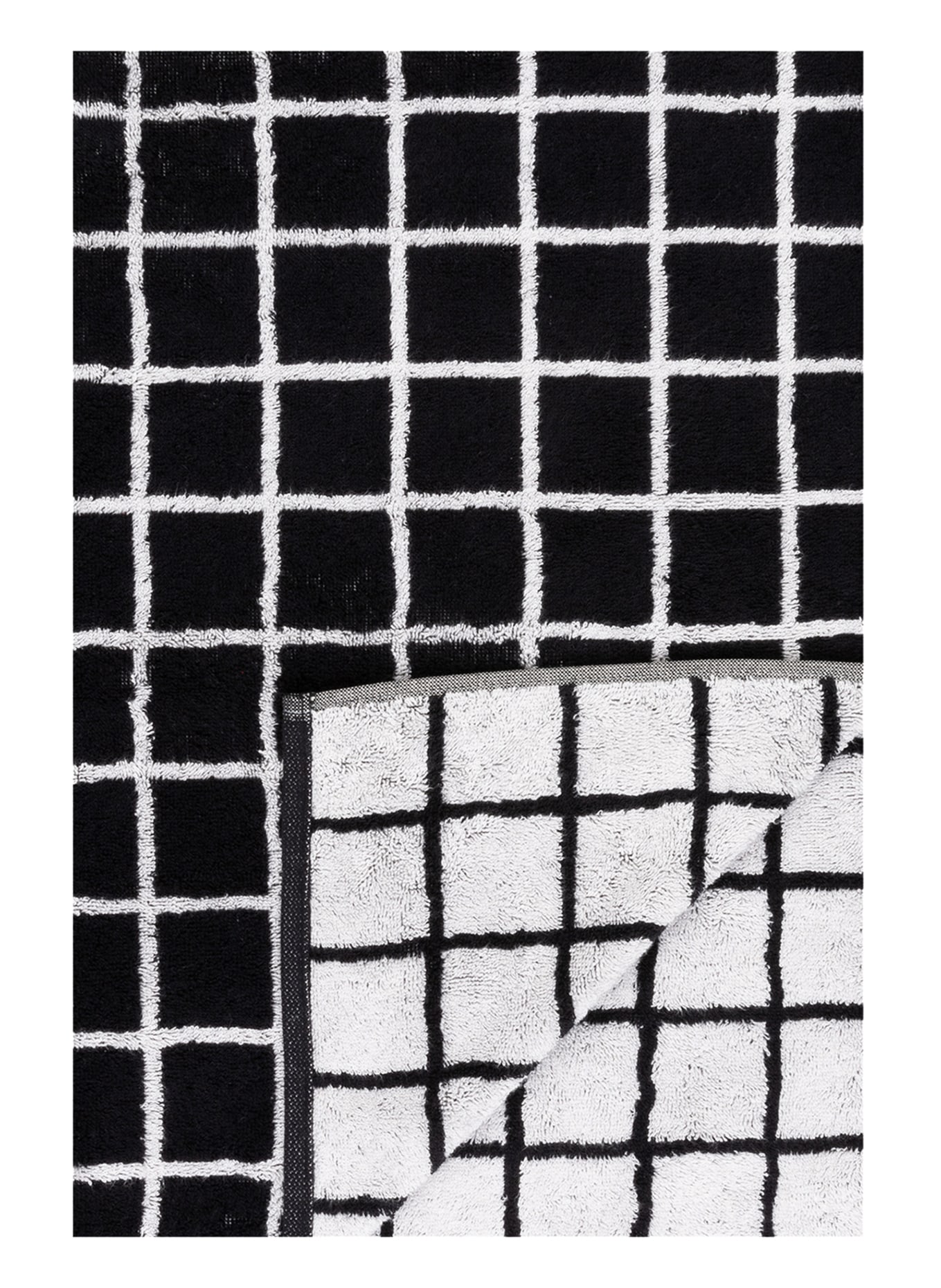 Cawö Towel ZOOM, Color: BLACK/ WHITE (Image 3)