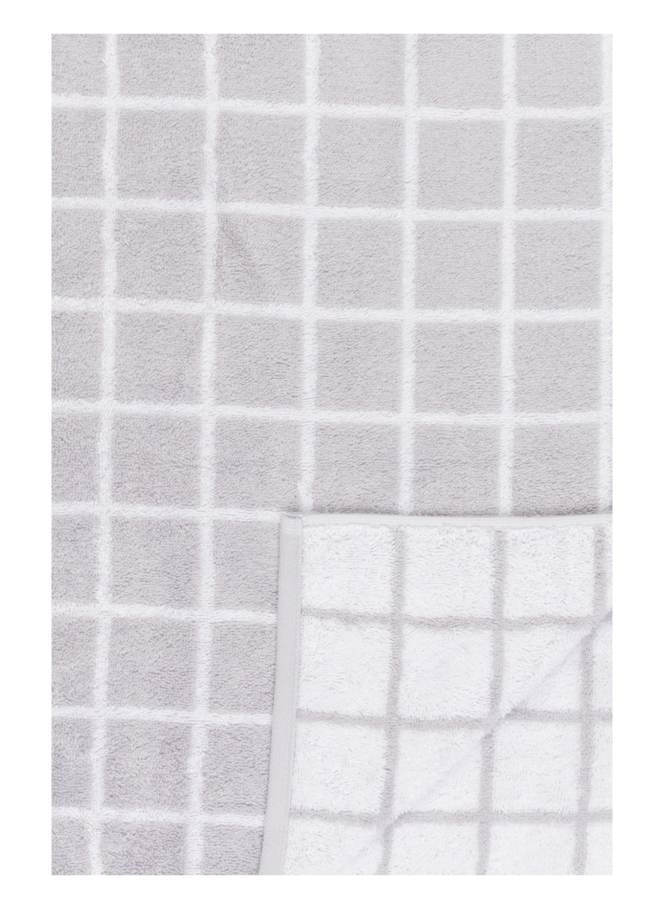 Cawö Handtuch ZOOM, Farbe: HELLGRAU/ WEISS (Bild 3)