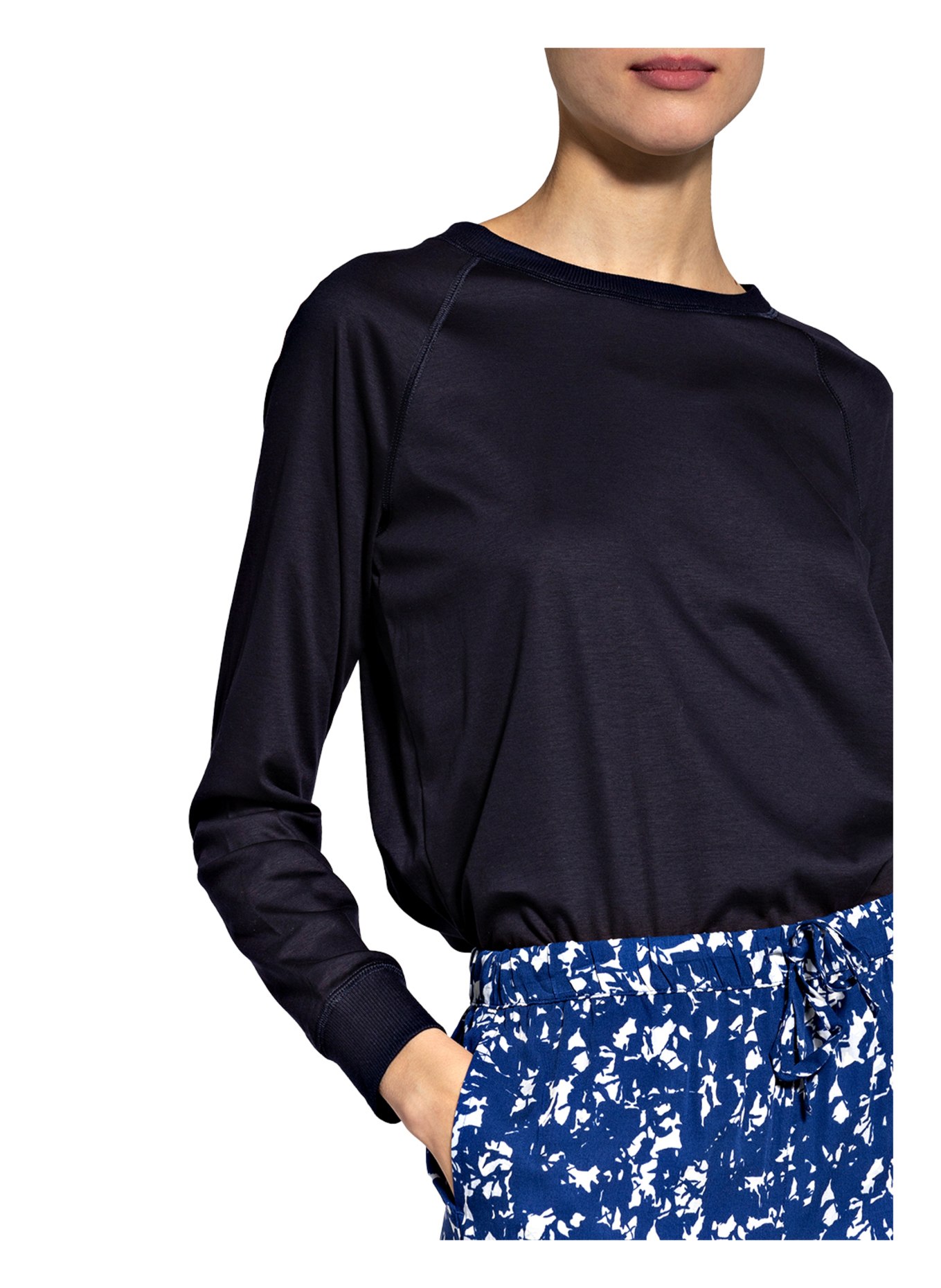 CALIDA Pajama shirt FAVOURITES DREAMS , Color: DARK BLUE (Image 4)