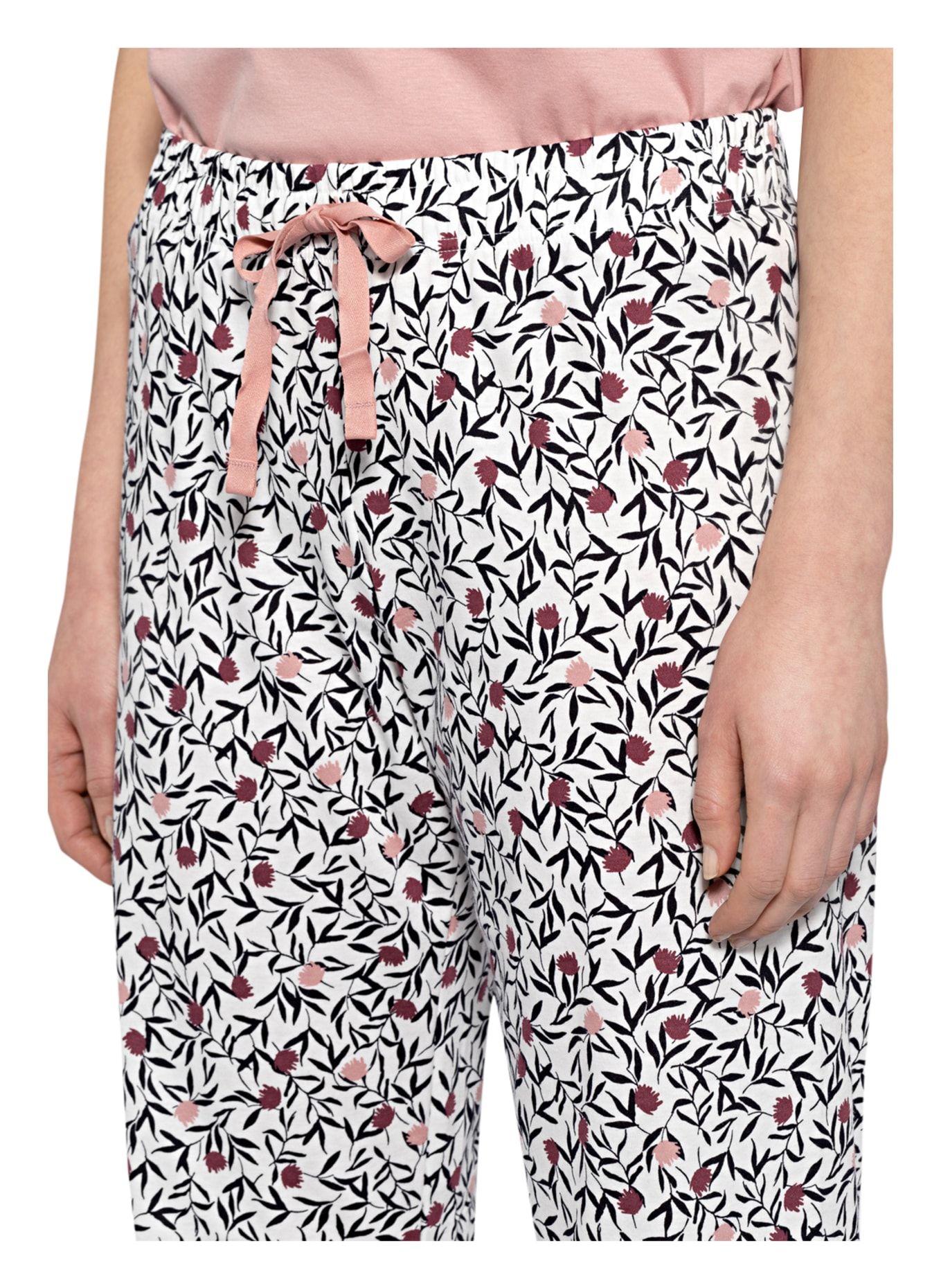 CALIDA Pajama pants FAVOURITES DREAMS , Color: WHITE/ PINK/ DUSKY PINK (Image 4)