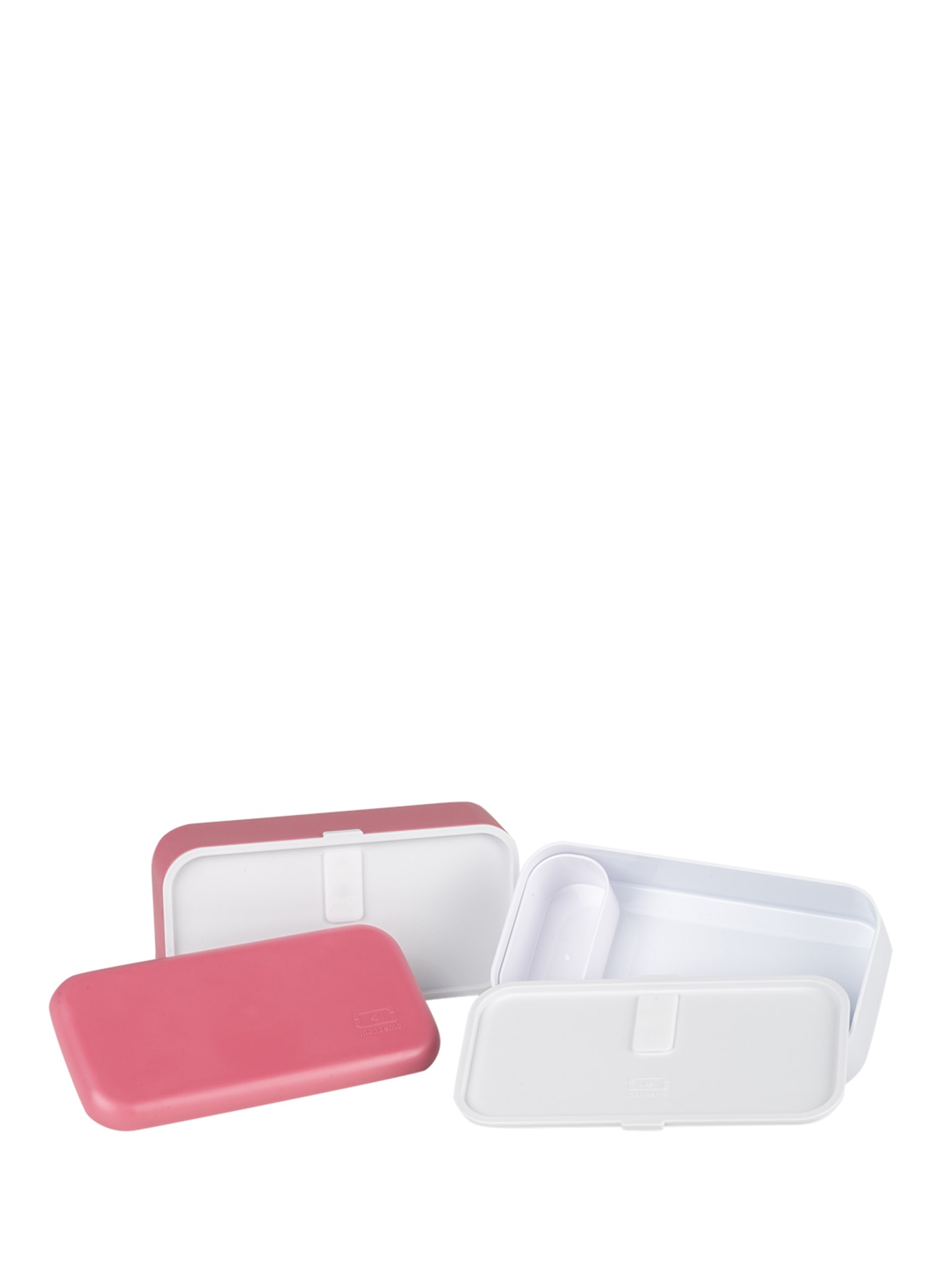 monbento Bento-Lunchbox MB ORIGINAL, Farbe: ROSÉ/ WEISS (Bild 2)