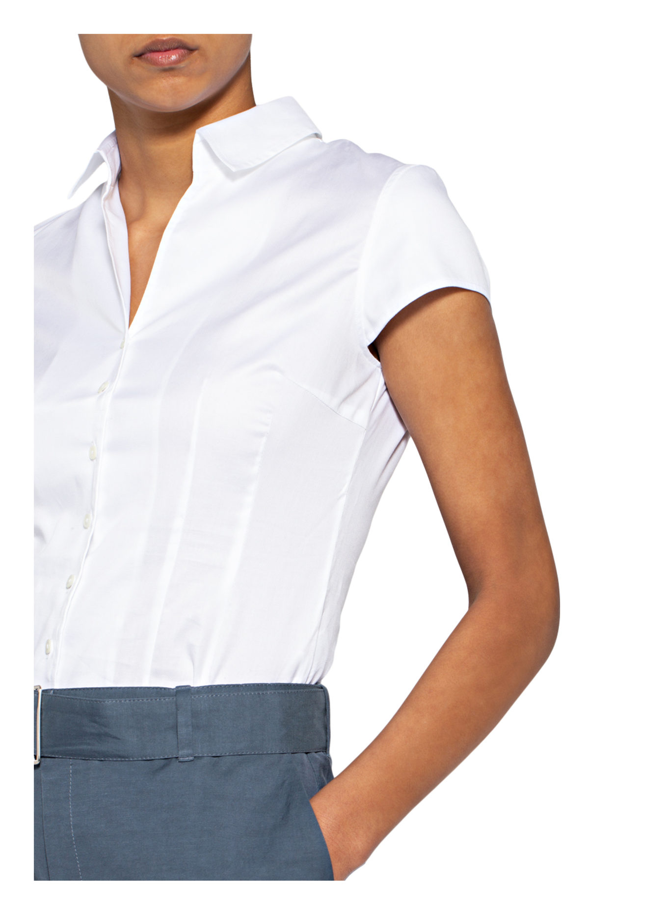 van Laack Shirt blouse VL-PHIL-NOS, Color: WHITE (Image 4)