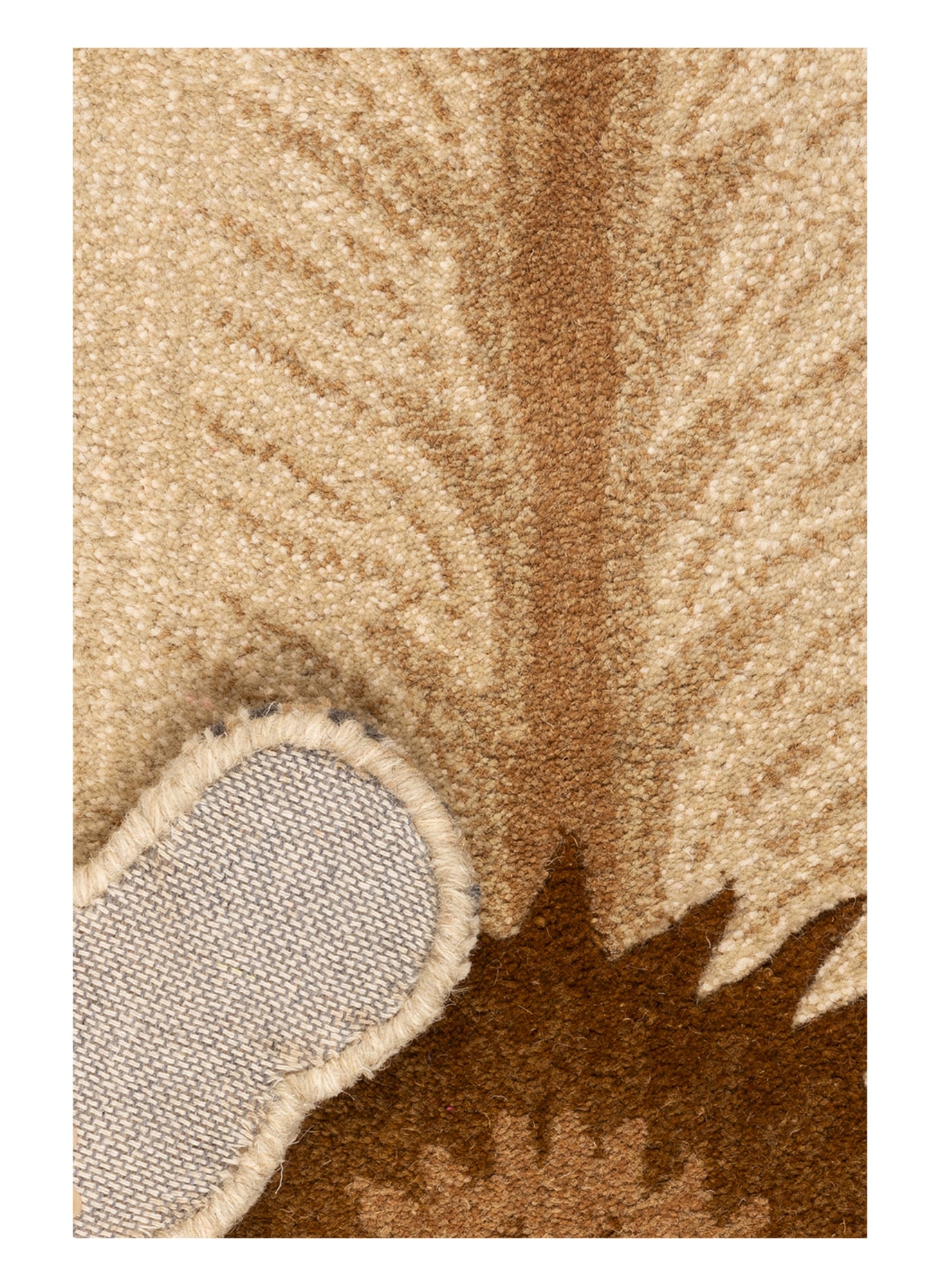 Doing GOODS Rug MOODY LION, Color: BEIGE/ BROWN/ BLACK (Image 2)