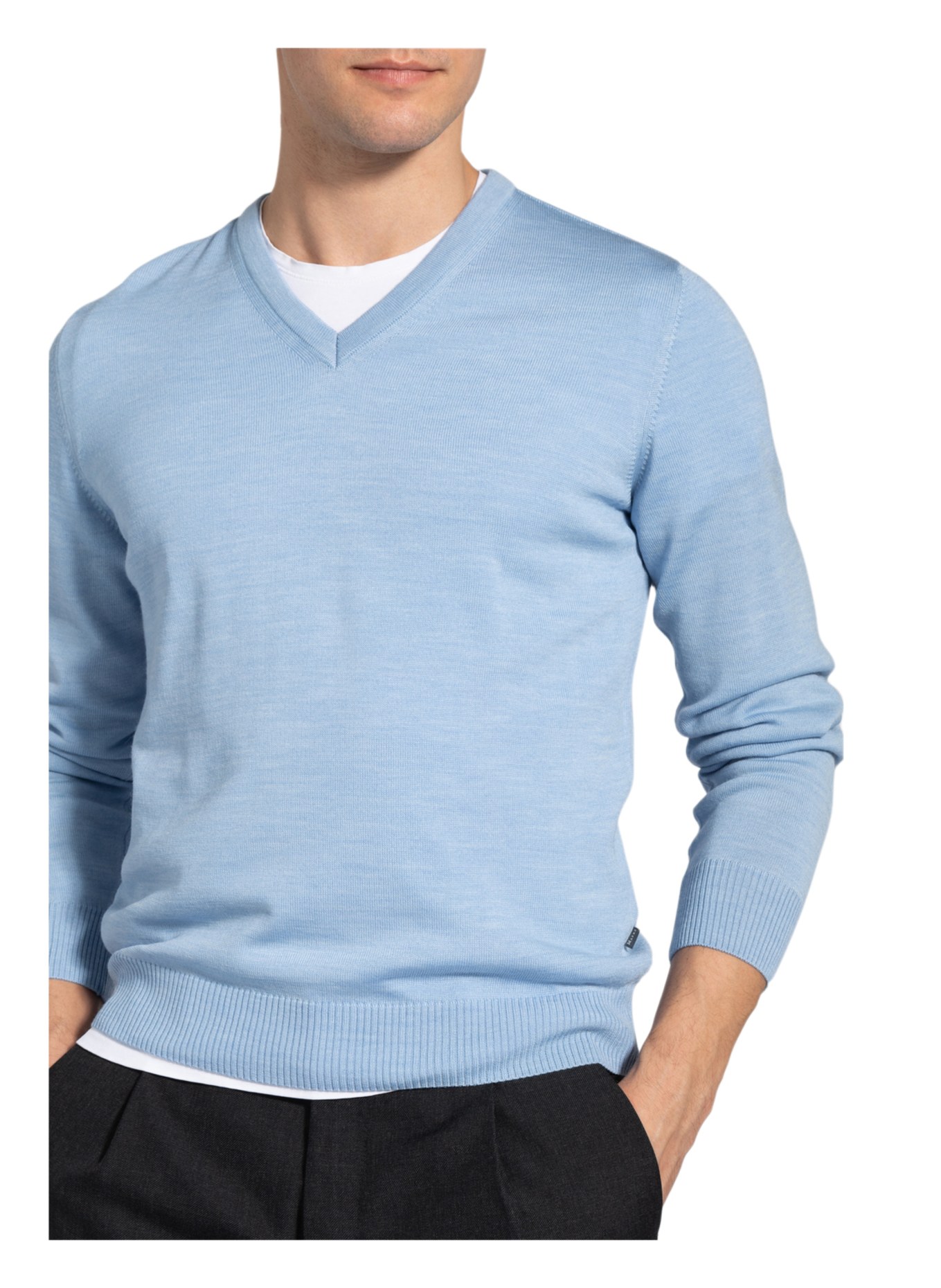 MAERZ MUENCHEN Pullover, Farbe: HELLBLAU (Bild 4)