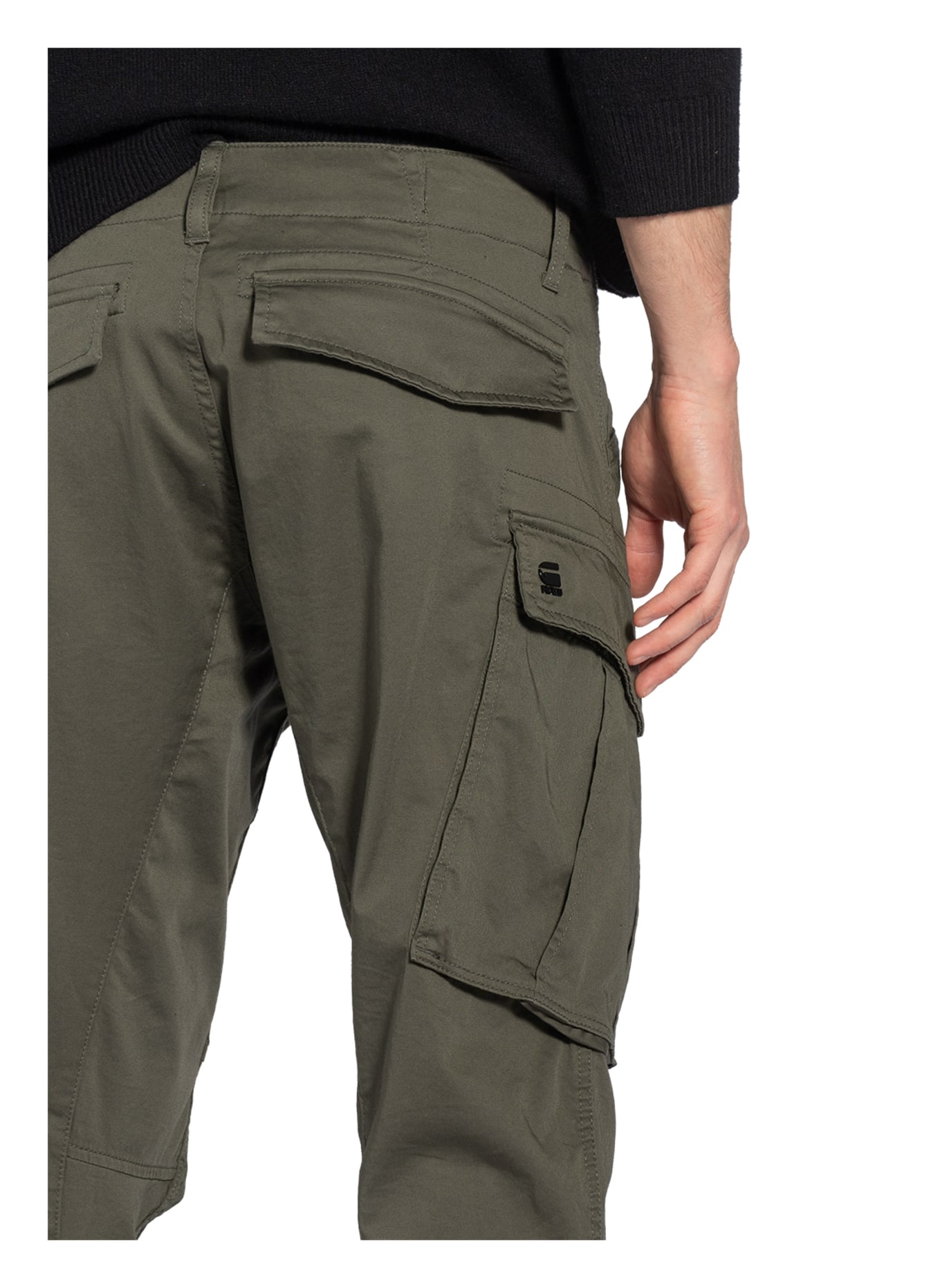 G-Star Cargohose Tapered Fit: OLIV/ GRAU