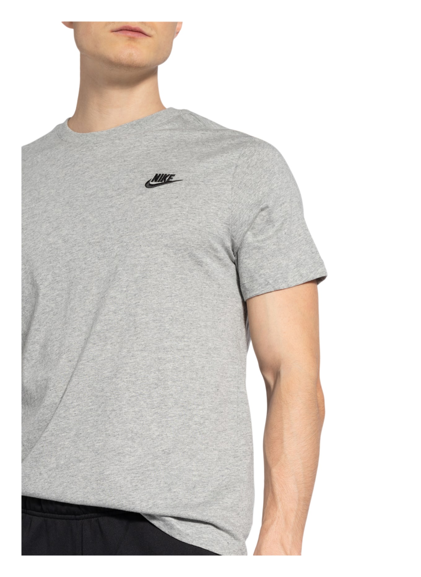 Nike T-Shirt SPORTSWEAR CLUB: HELLGRAU