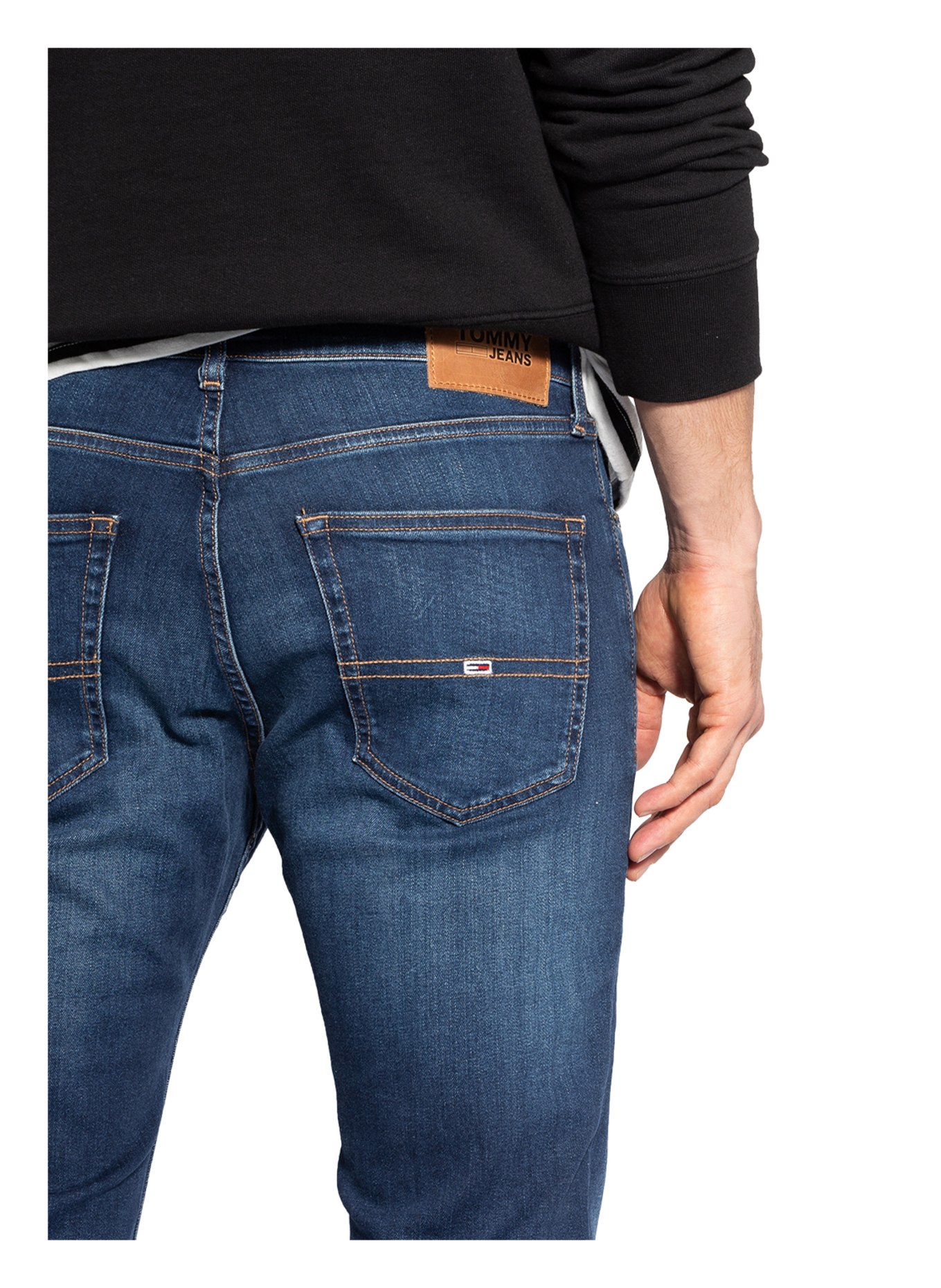 TOMMY JEANS Jeans SCANTON Slim Fit, Farbe: 1BK Aspen Dark Blue Stretch (Bild 5)