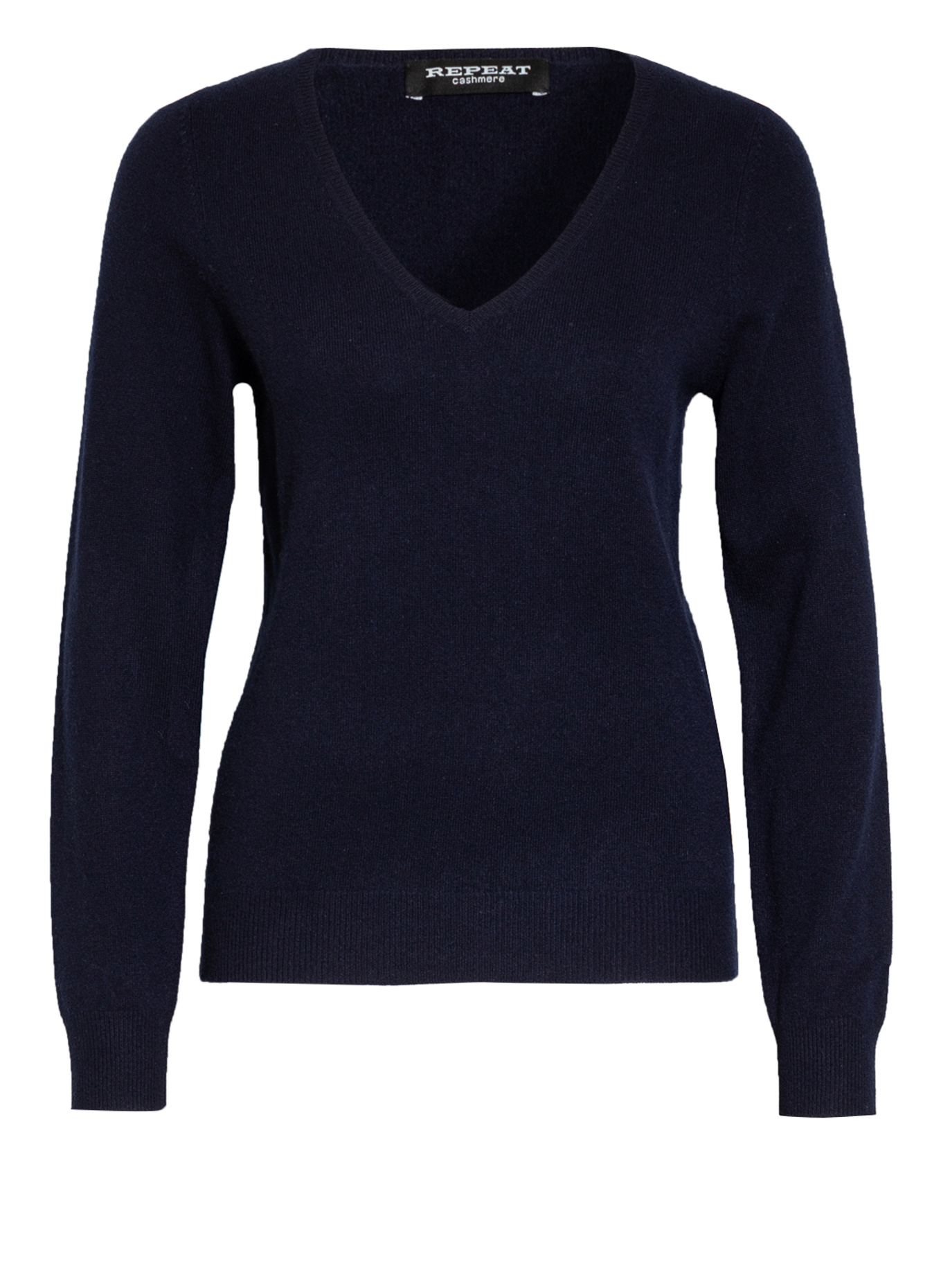 REPEAT Cashmere-Pullover: DUNKELBLAU