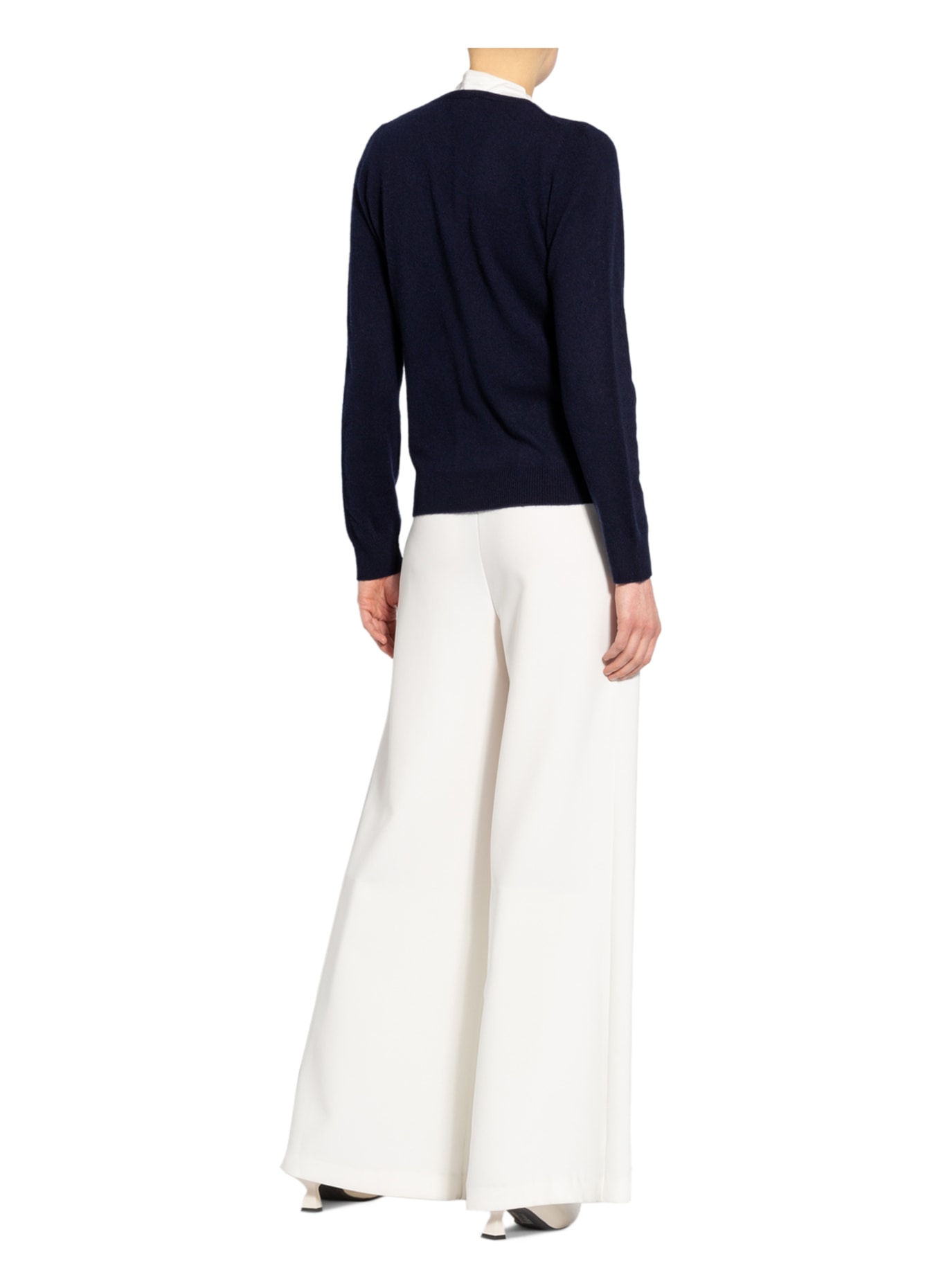 REPEAT Cashmere-Pullover: DUNKELBLAU