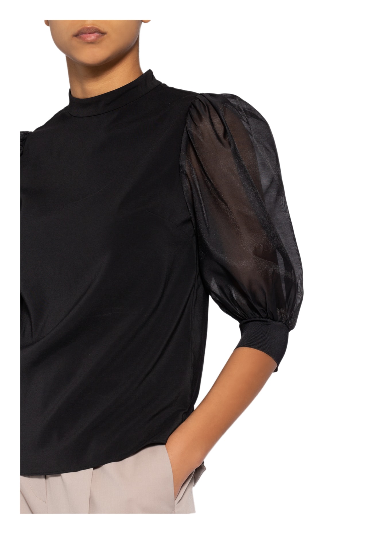 TED BAKER Shirt blouse MICAELI with 3/4 sleeves, Color: BLACK (Image 4)