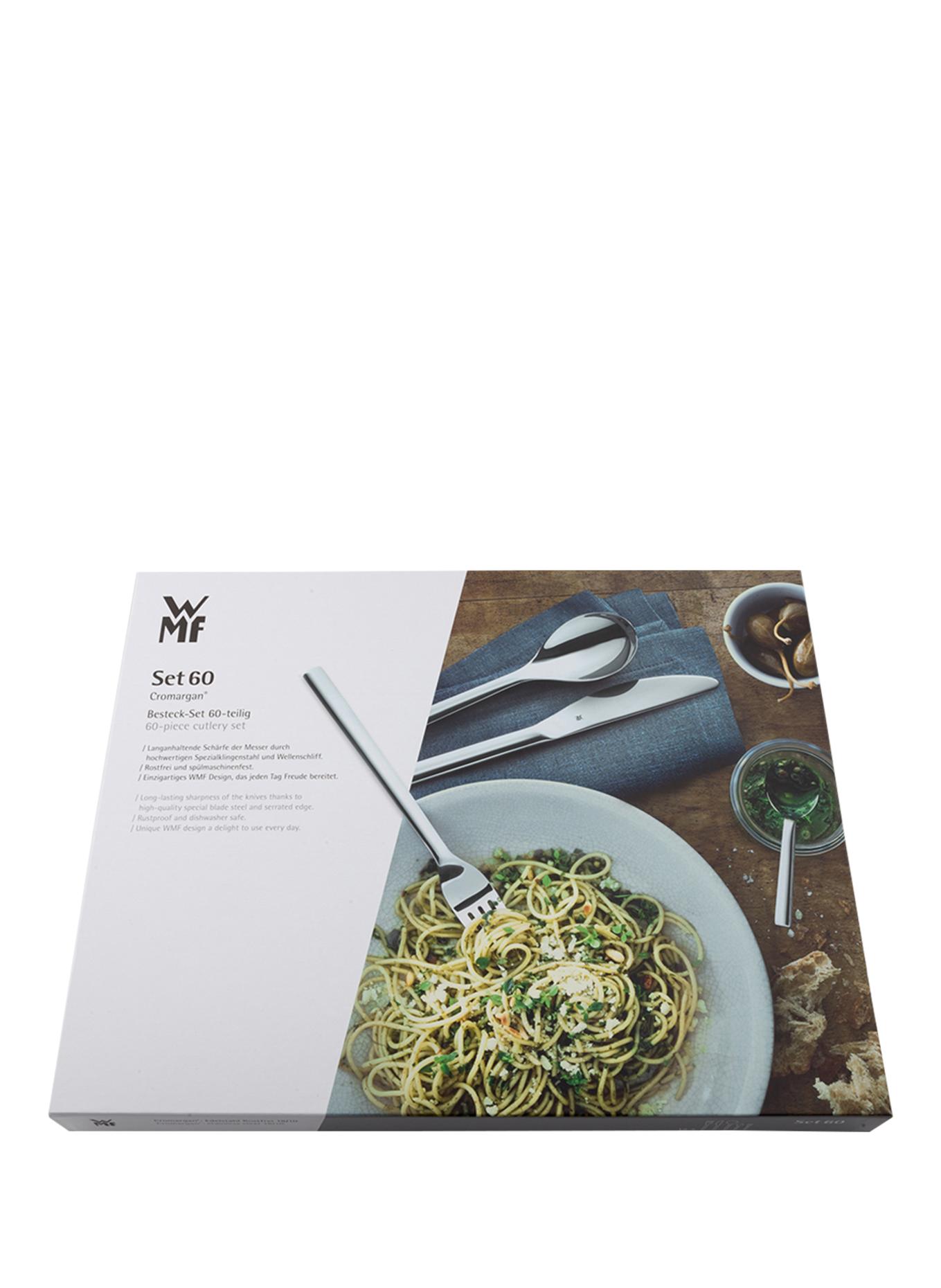 WMF 60-tlg. Besteck-Set PHILADELPHIA: SILBER