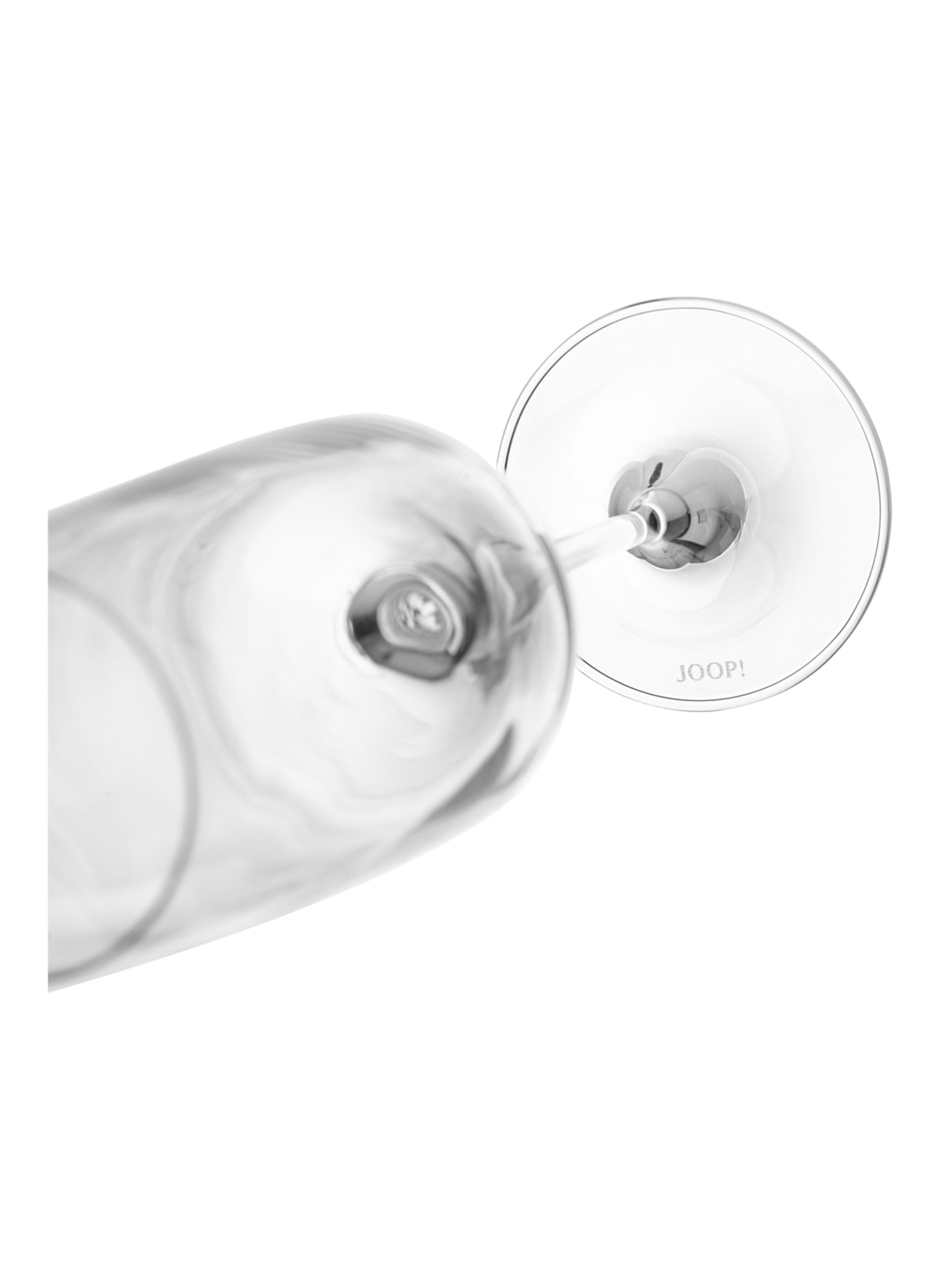 JOOP! Set of 2 champagne glasses SINGLE CORNFLOWER, Color: WHITE (Image 4)