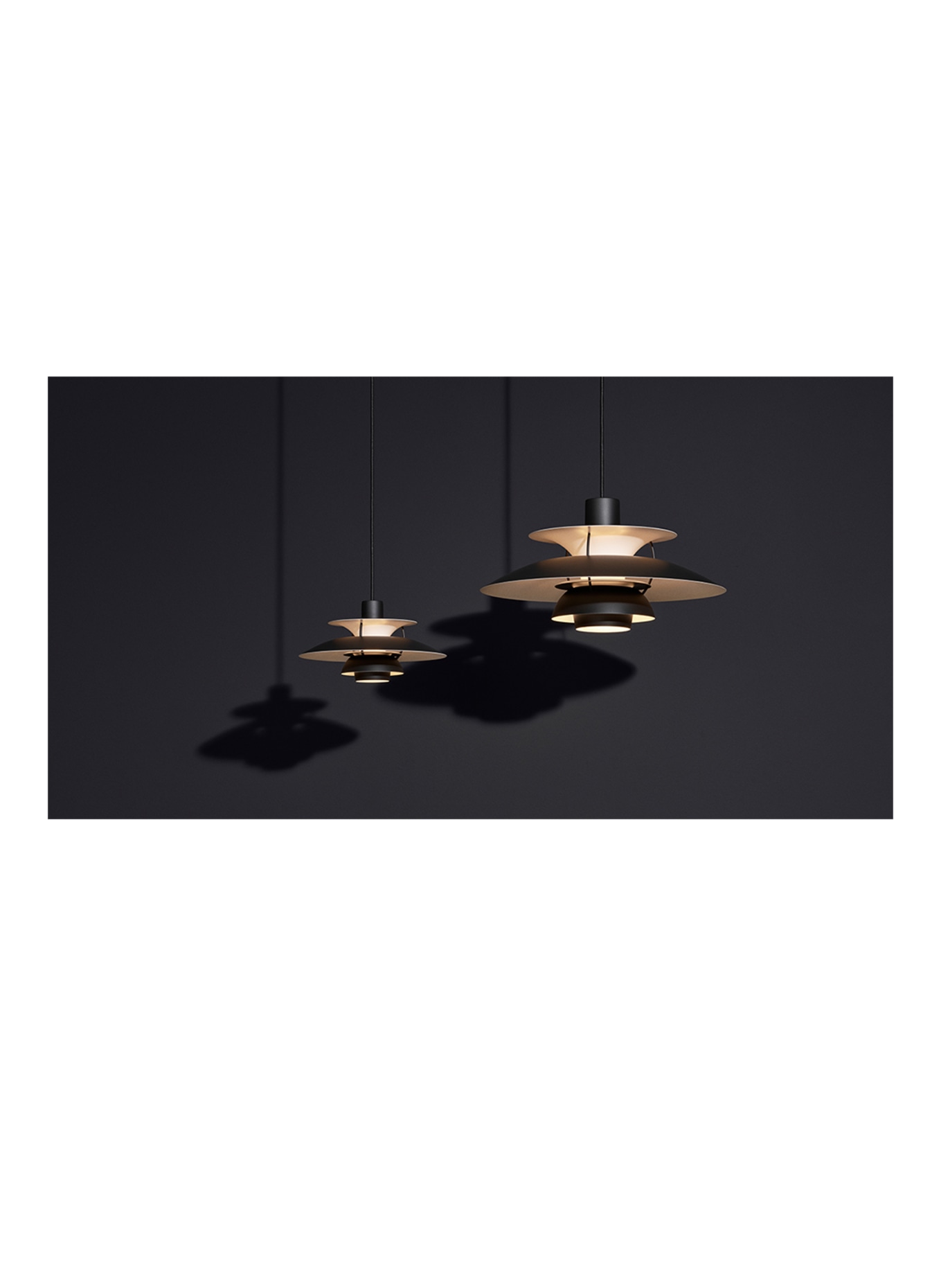 louis poulsen Pendelleuchte PH 5: SCHWARZ