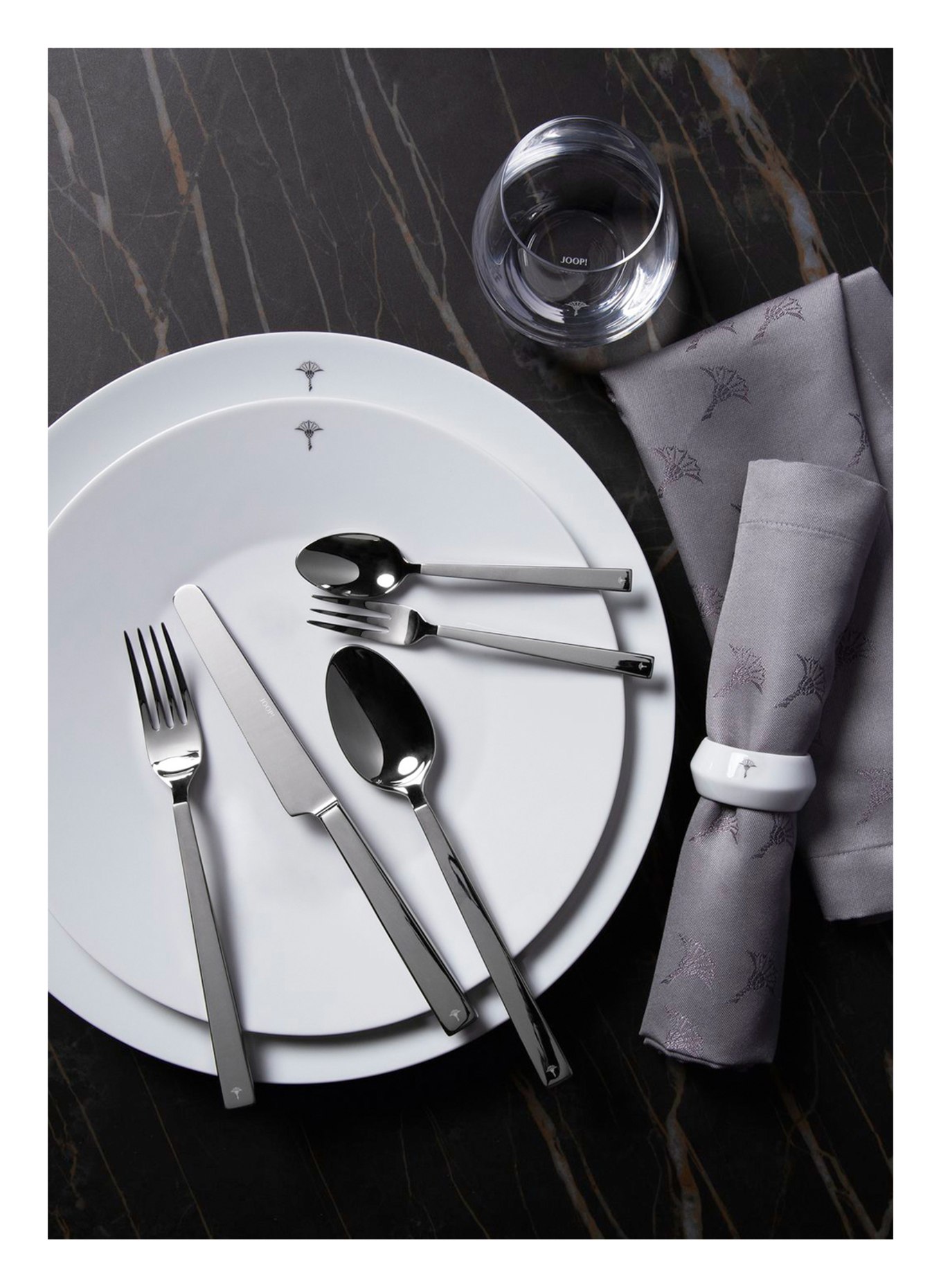 JOOP! 30-piece Cutlery set DINING GLAMOUR, Color: SILVER (Image 4)
