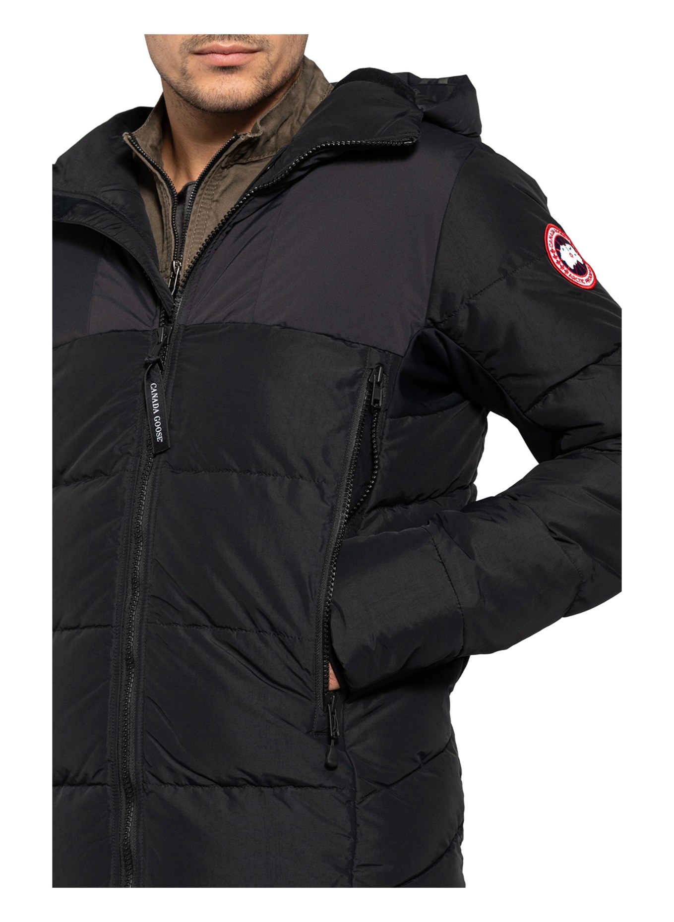 CANADA GOOSE Down jacket HYBRIDGE, Color: BLACK (Image 5)