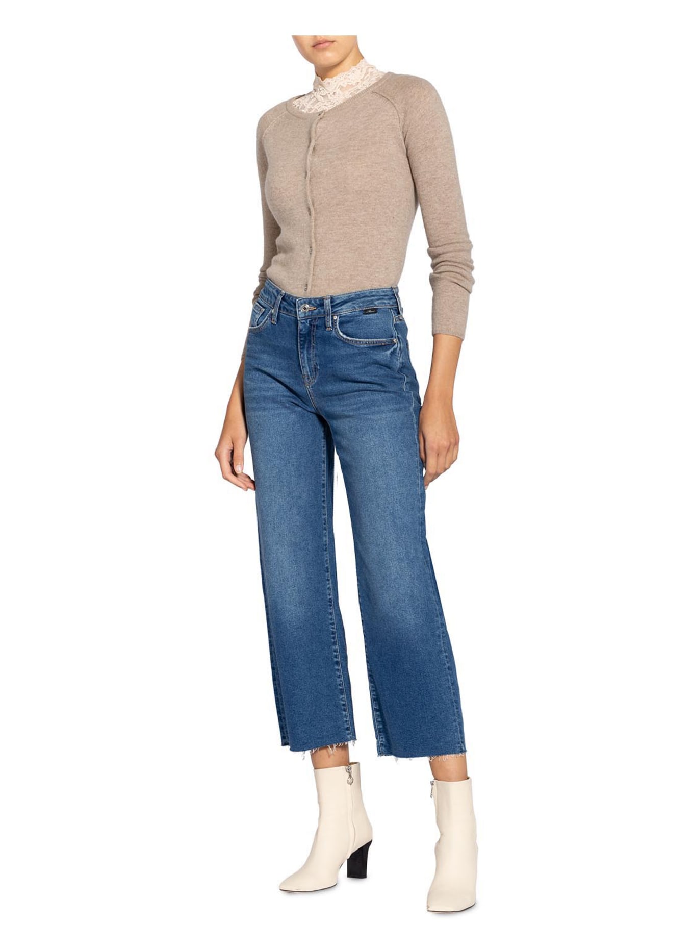 rosemunde Cardigan LAICA en cachemire: BEIGE