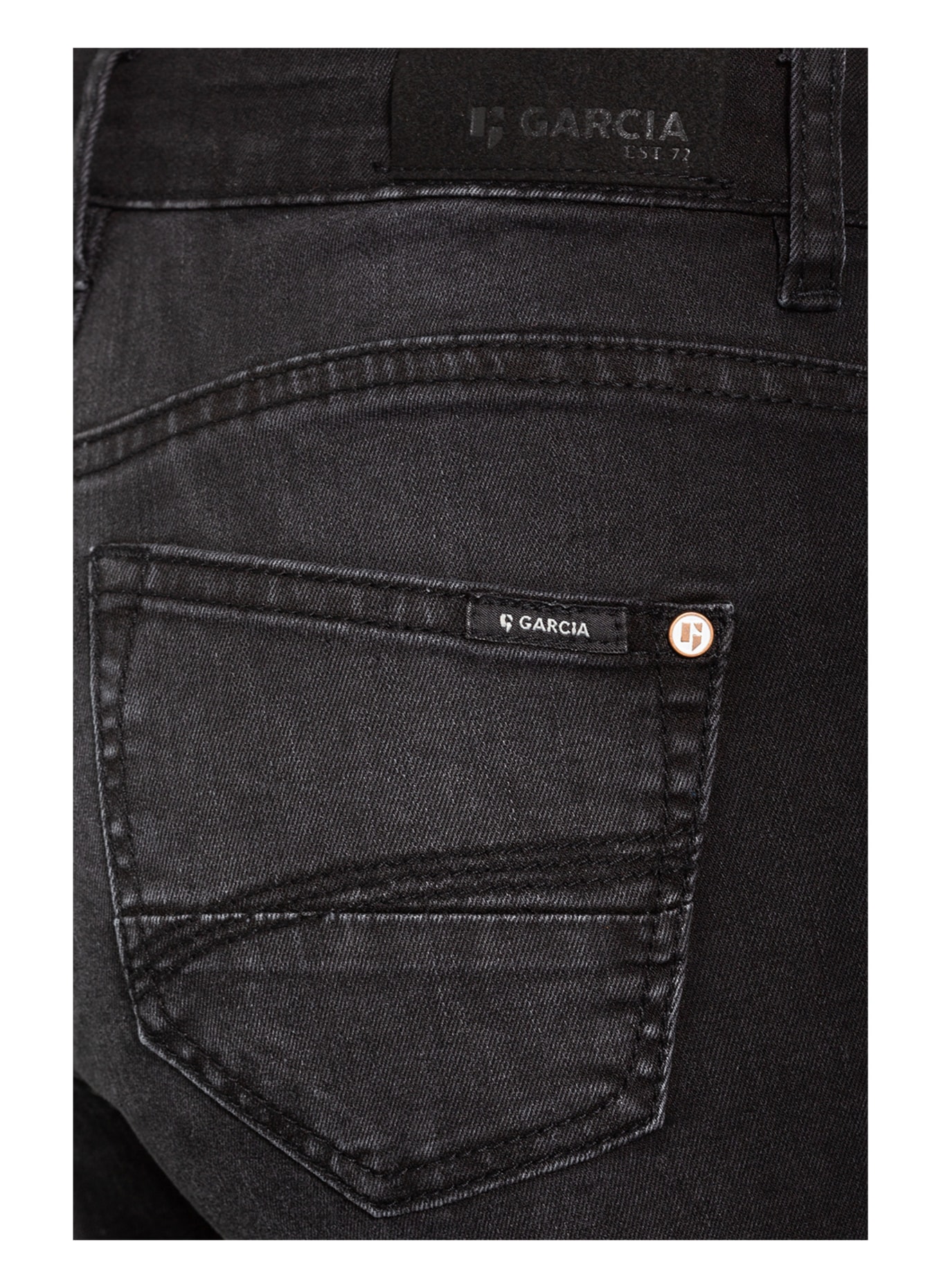 GARCIA Jeans RIANNA Super Slim Fit, Farbe: DUNKELGRAU (Bild 4)