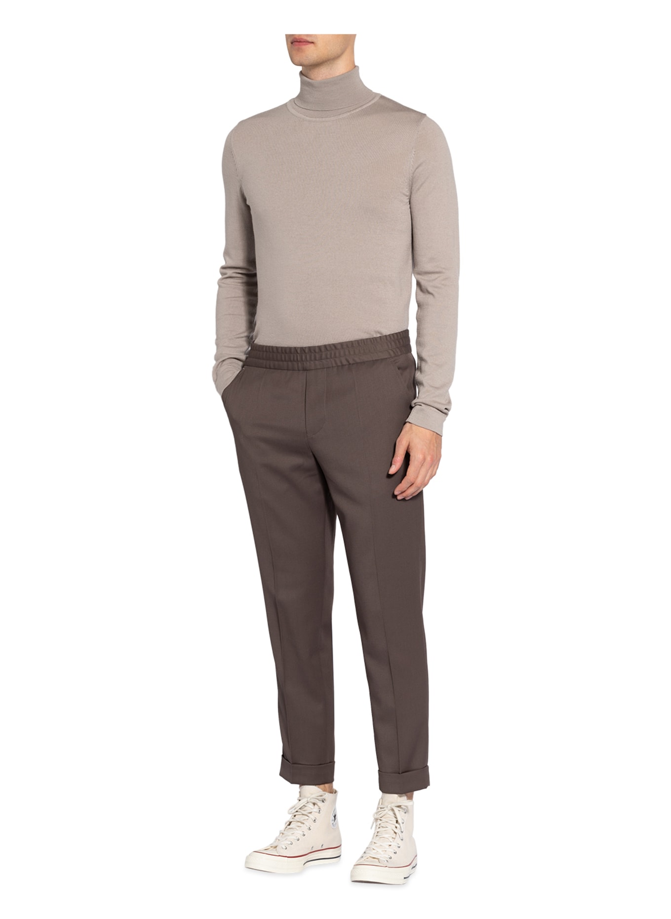 DRYKORN Rollkragenpullover JOEY: CREME
